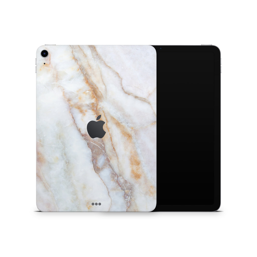 Vanilla Marble iPad Skin + Case