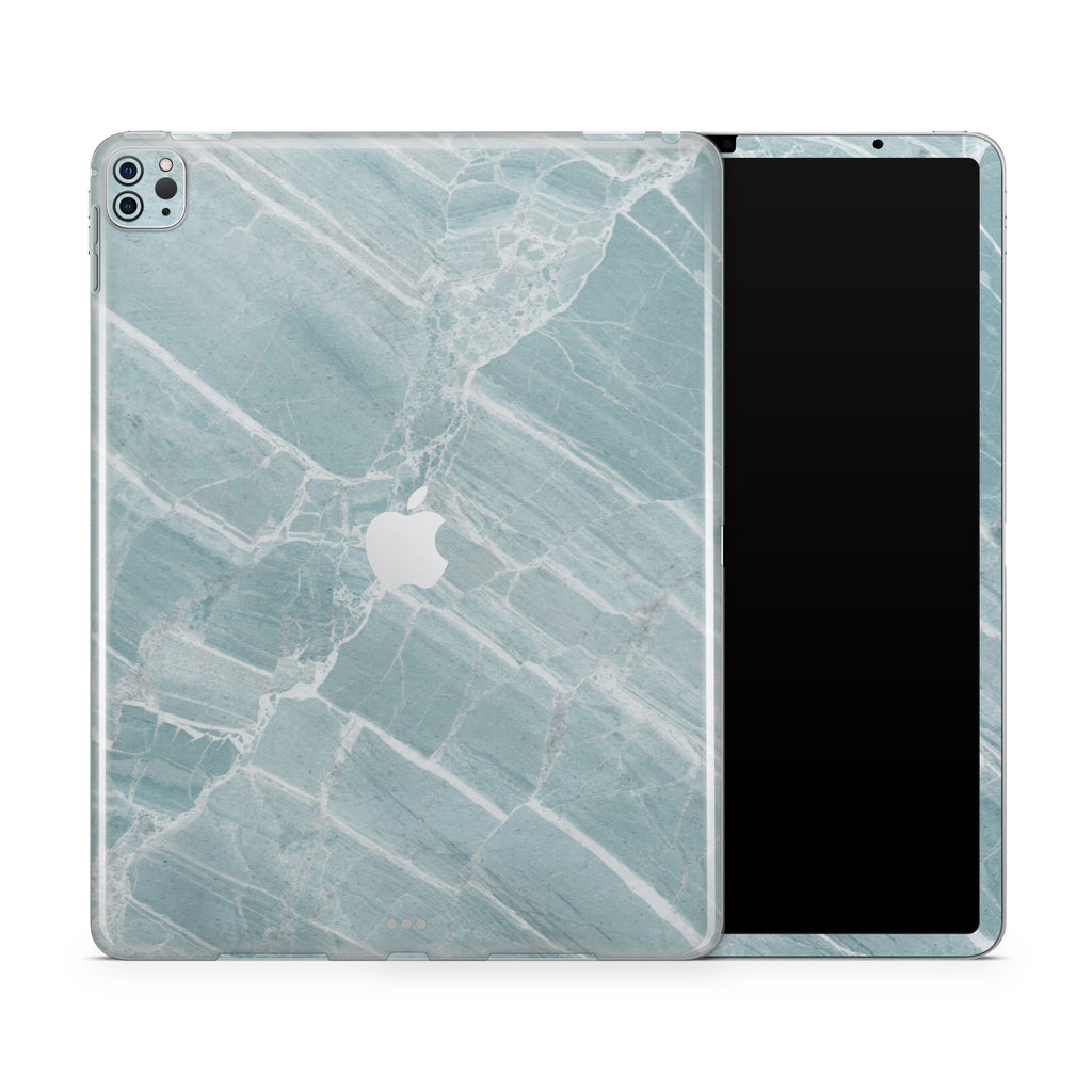 Mint Marble iPad Pro 13-inch (M4, 2024) Case