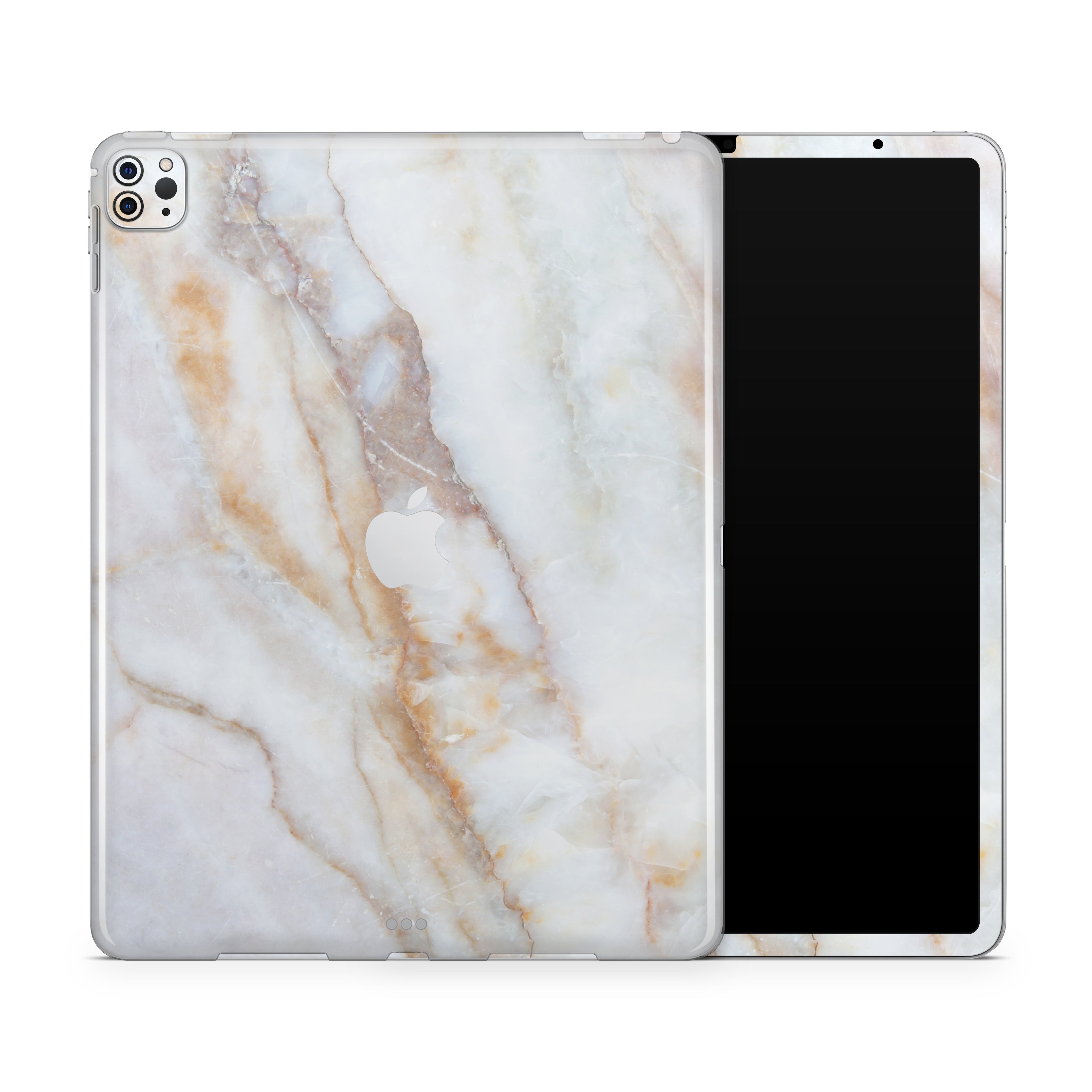 Vanilla Marble iPad Pro 13-inch (M4, 2024) Case