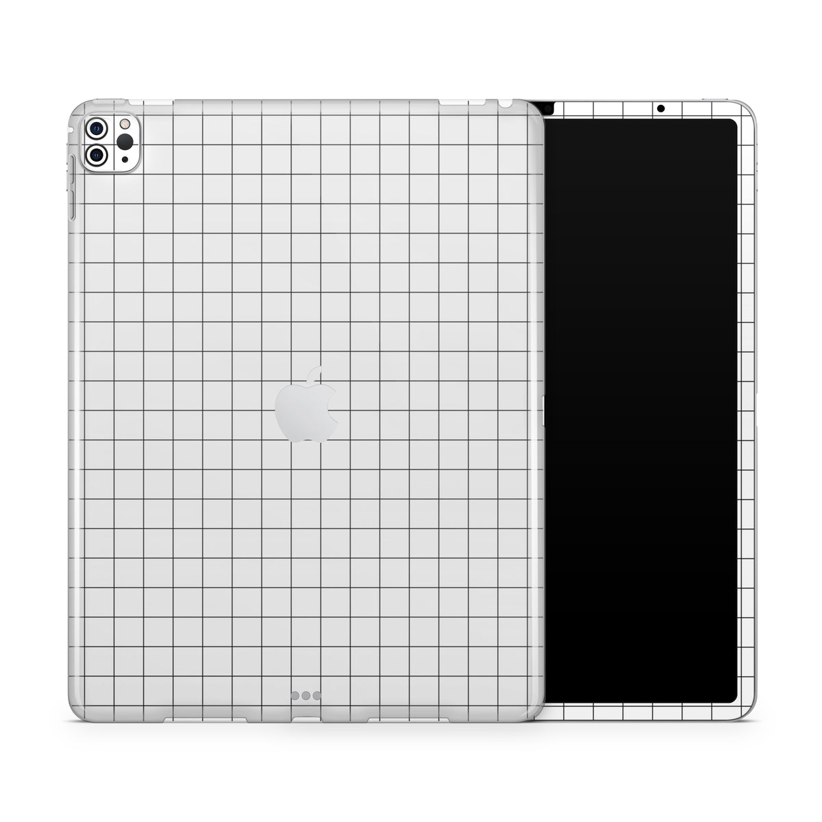 White Grid iPad Pro 13-inch (M4, 2024) Case