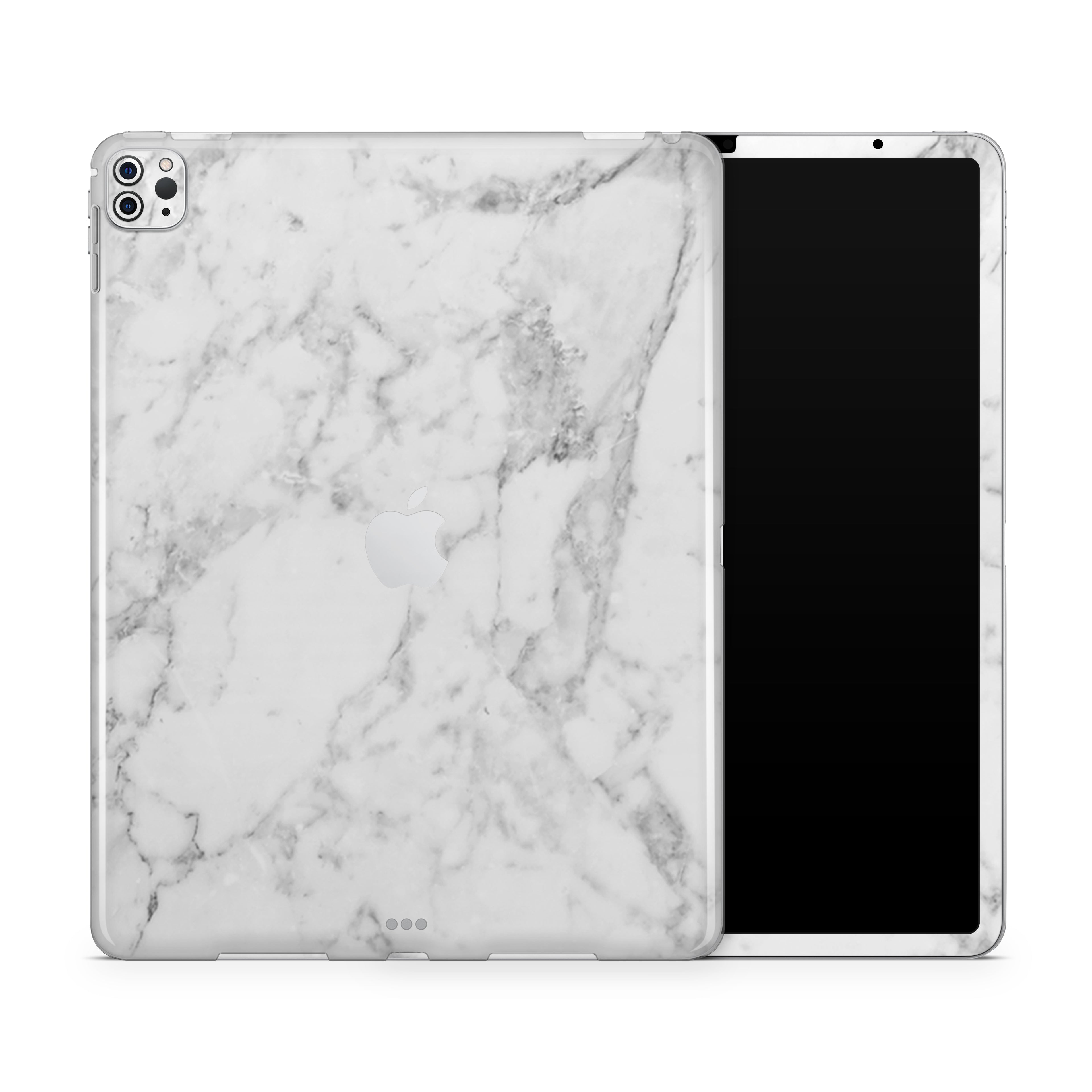 White Marble iPad Pro 13-inch (M4, 2024) Case
