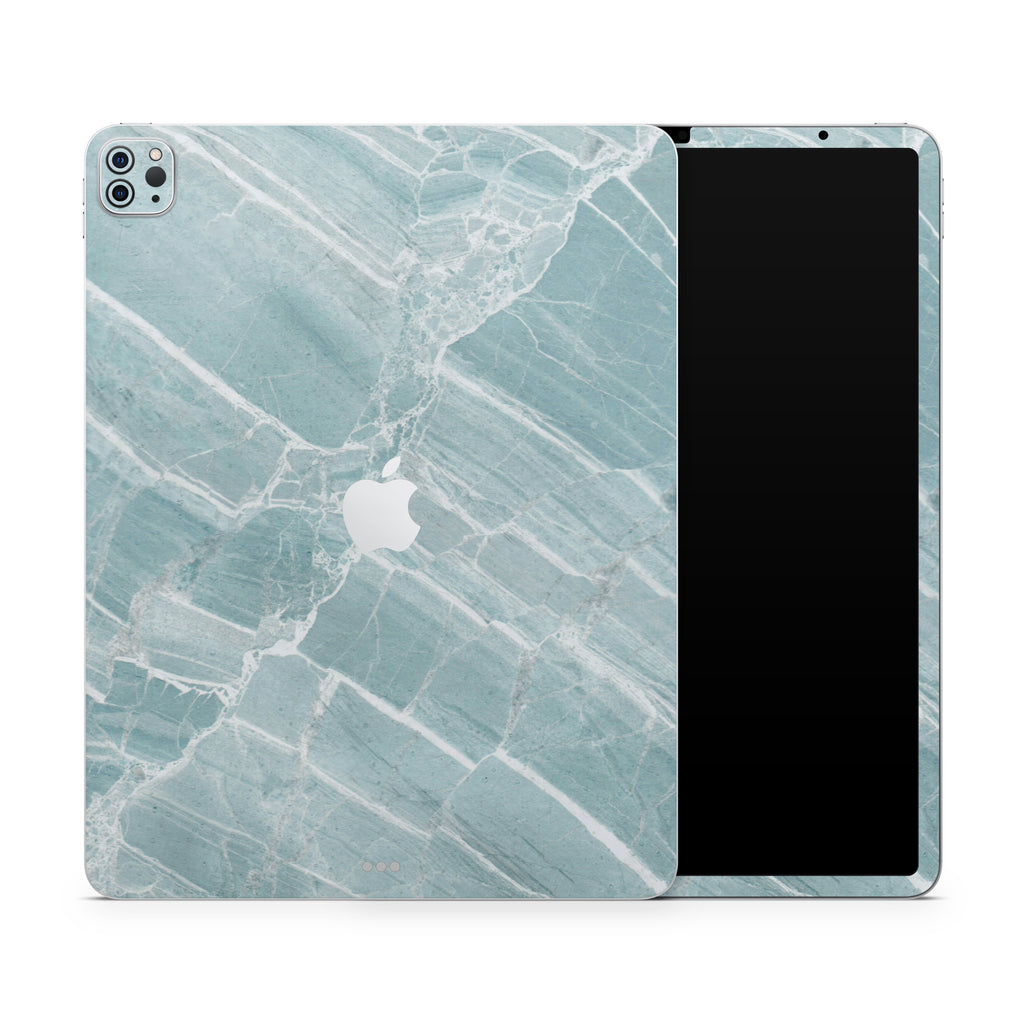 Mint Marble iPad Pro 13-inch (M4, 2024) Skin