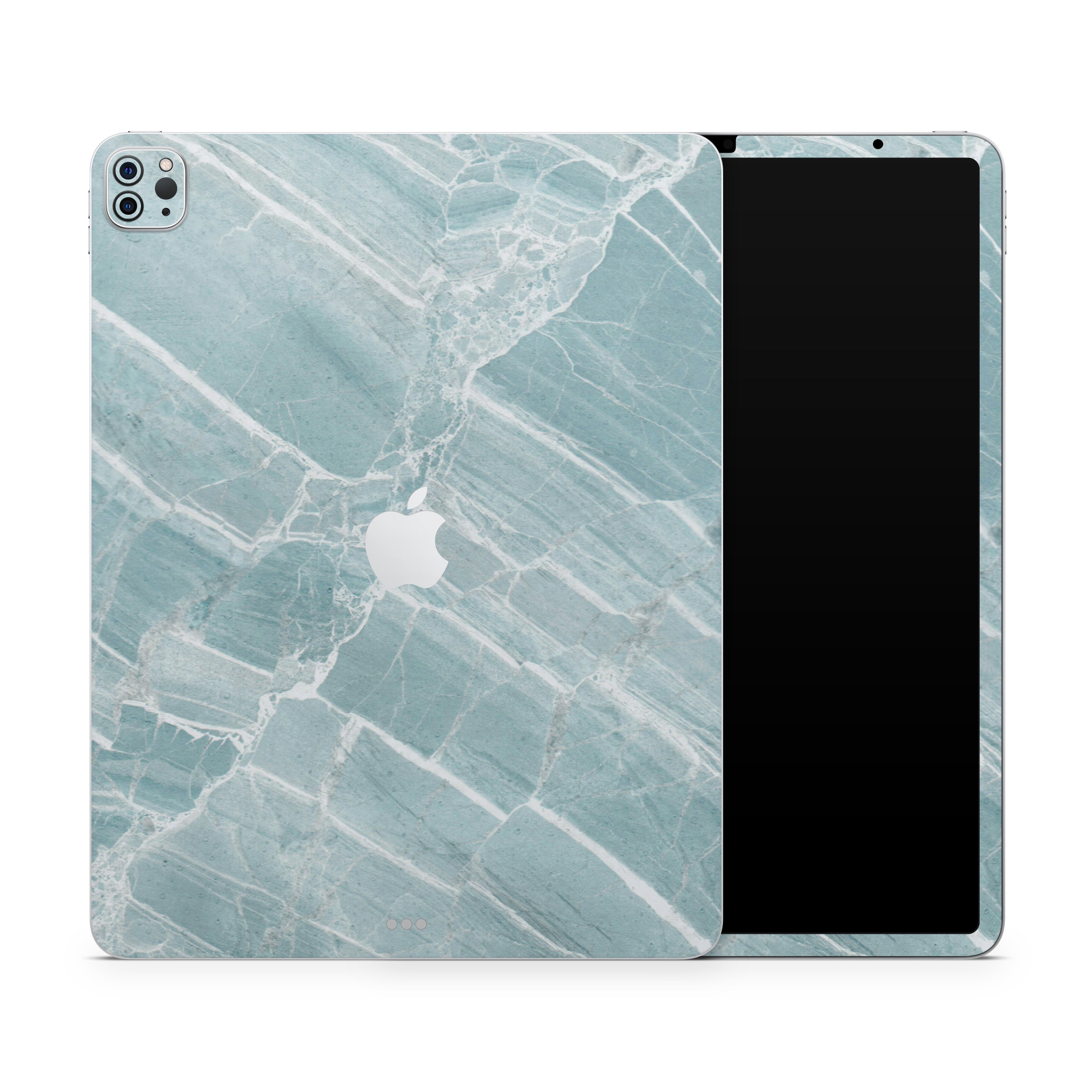 Mint Marble iPad Pro 13-inch (M4, 2024) Skin