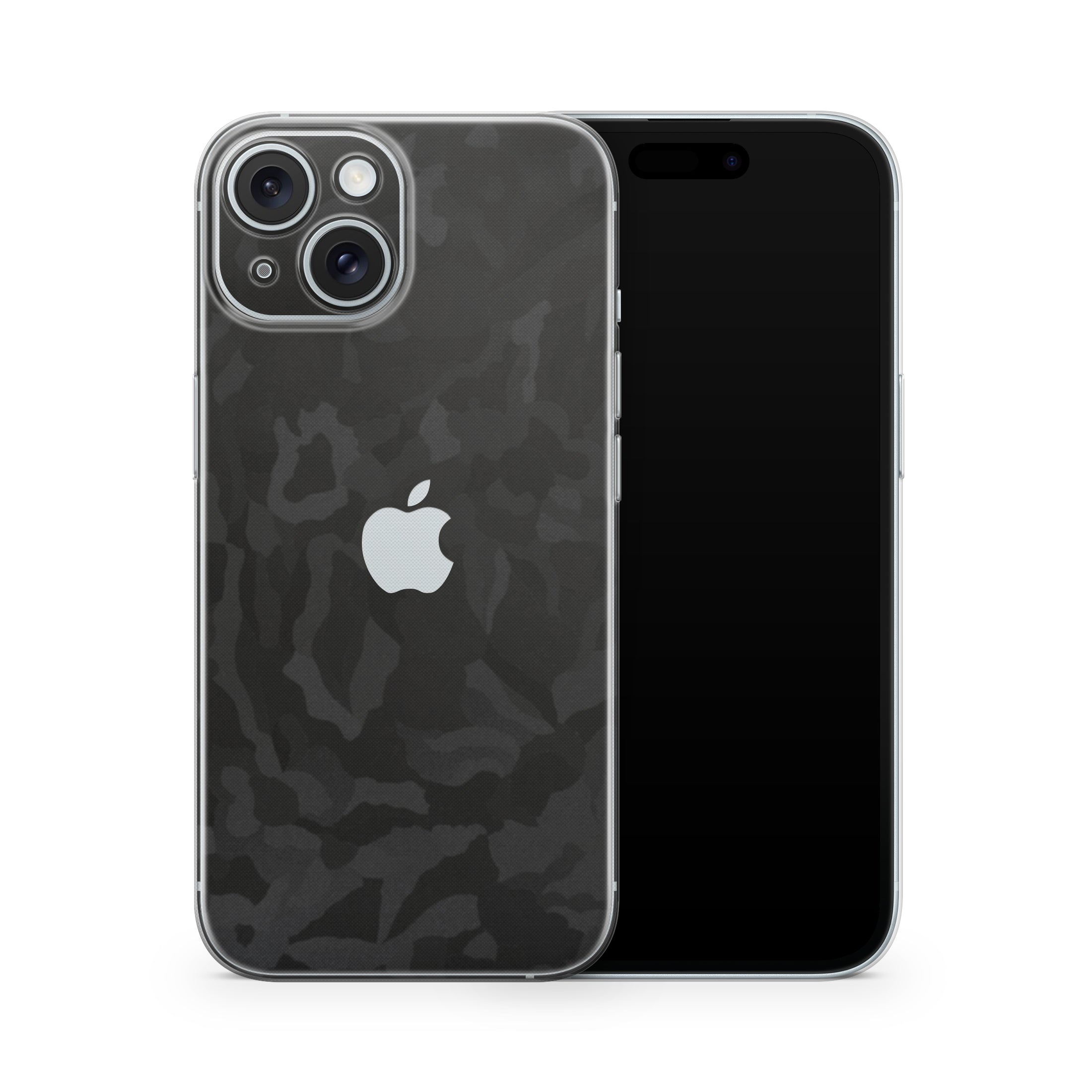 Black Camo iPhone Skin + Case