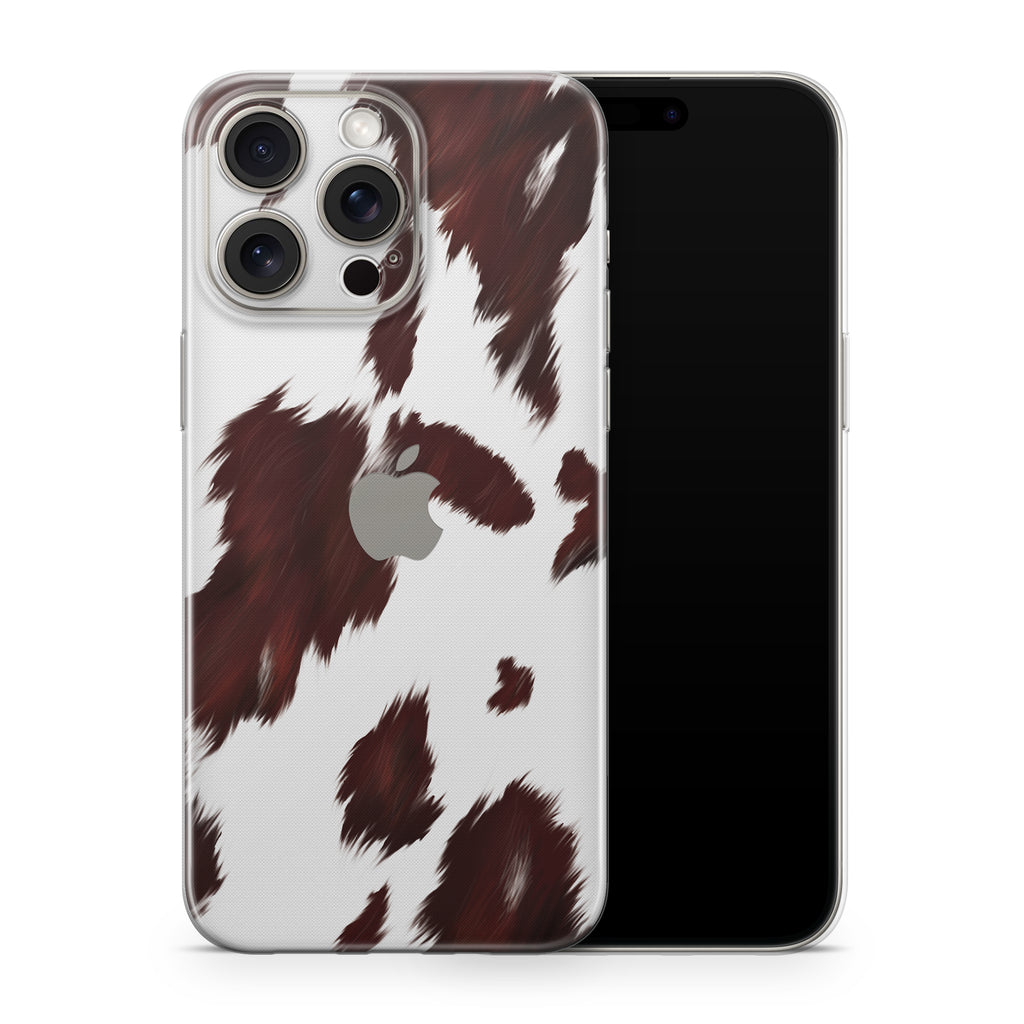 Cowhide iPhone Skin + Case