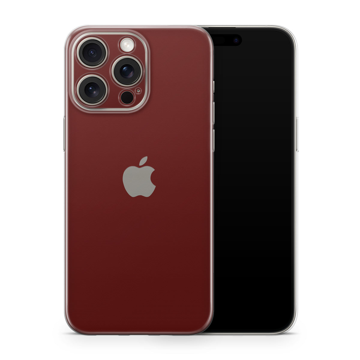 Deep Red iPhone 15 Pro Max Case