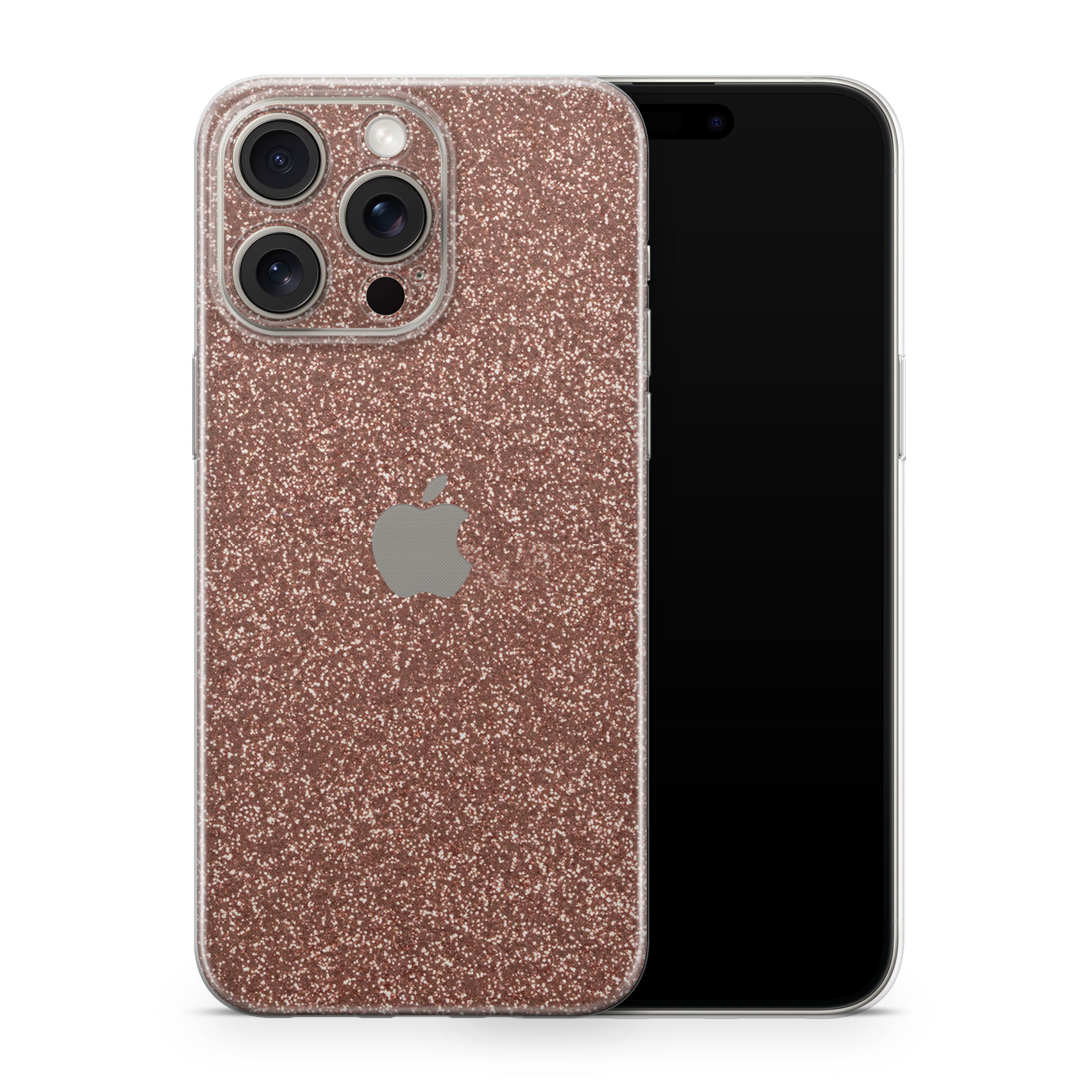 Rosé Glitter iPhone Skin + Case