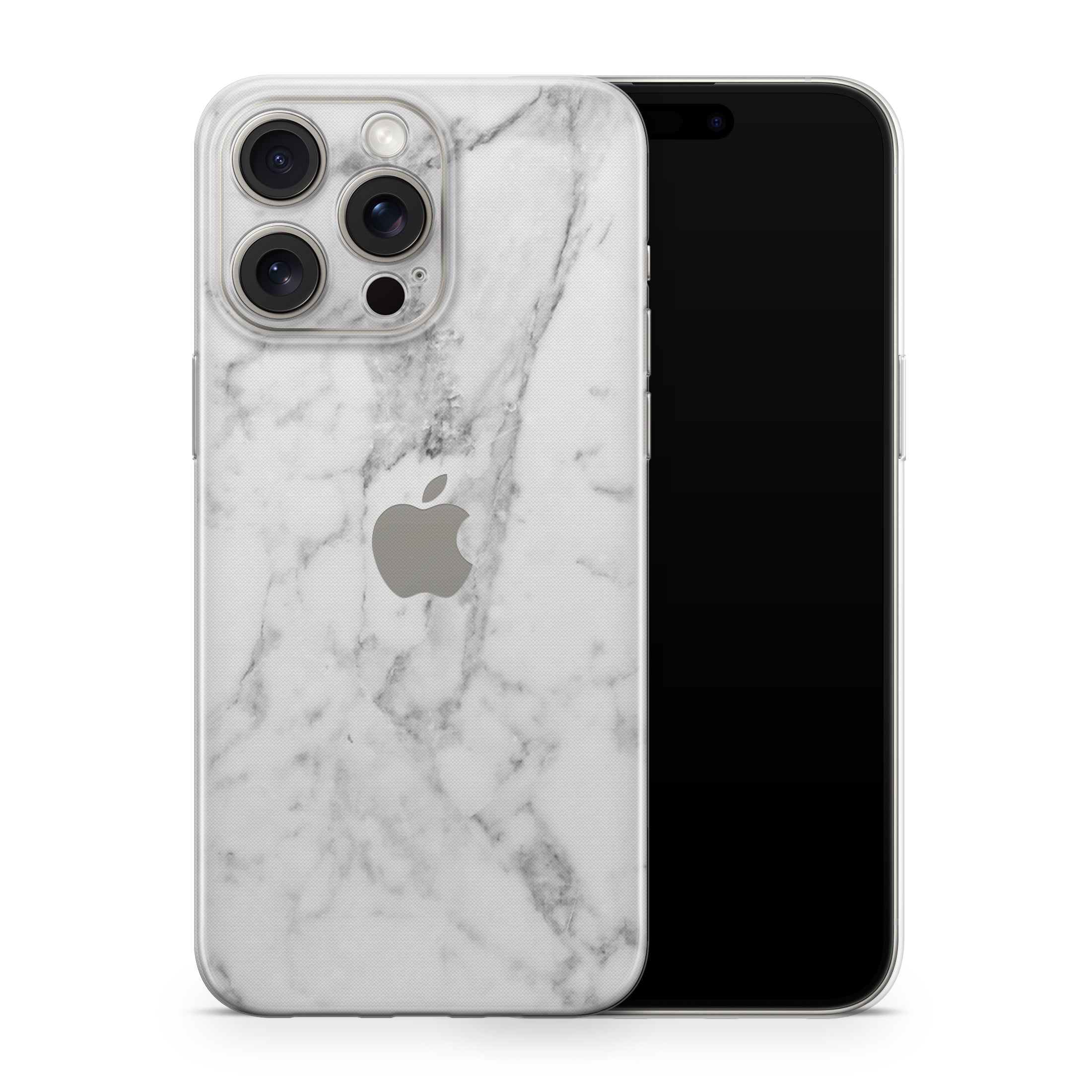 White Marble iPhone Skin + Case