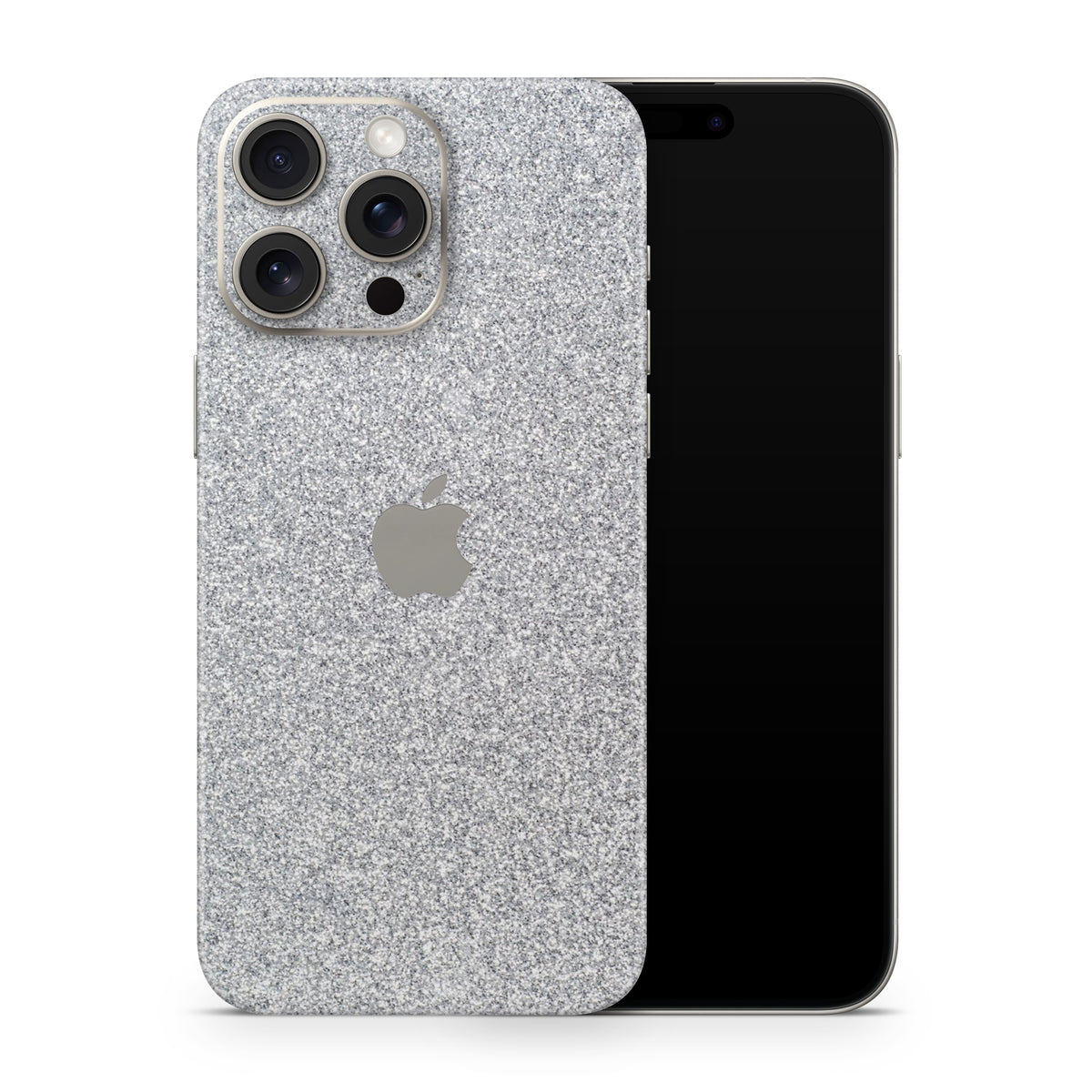 Blanc Glitter iPhone 15 Pro Max Skin