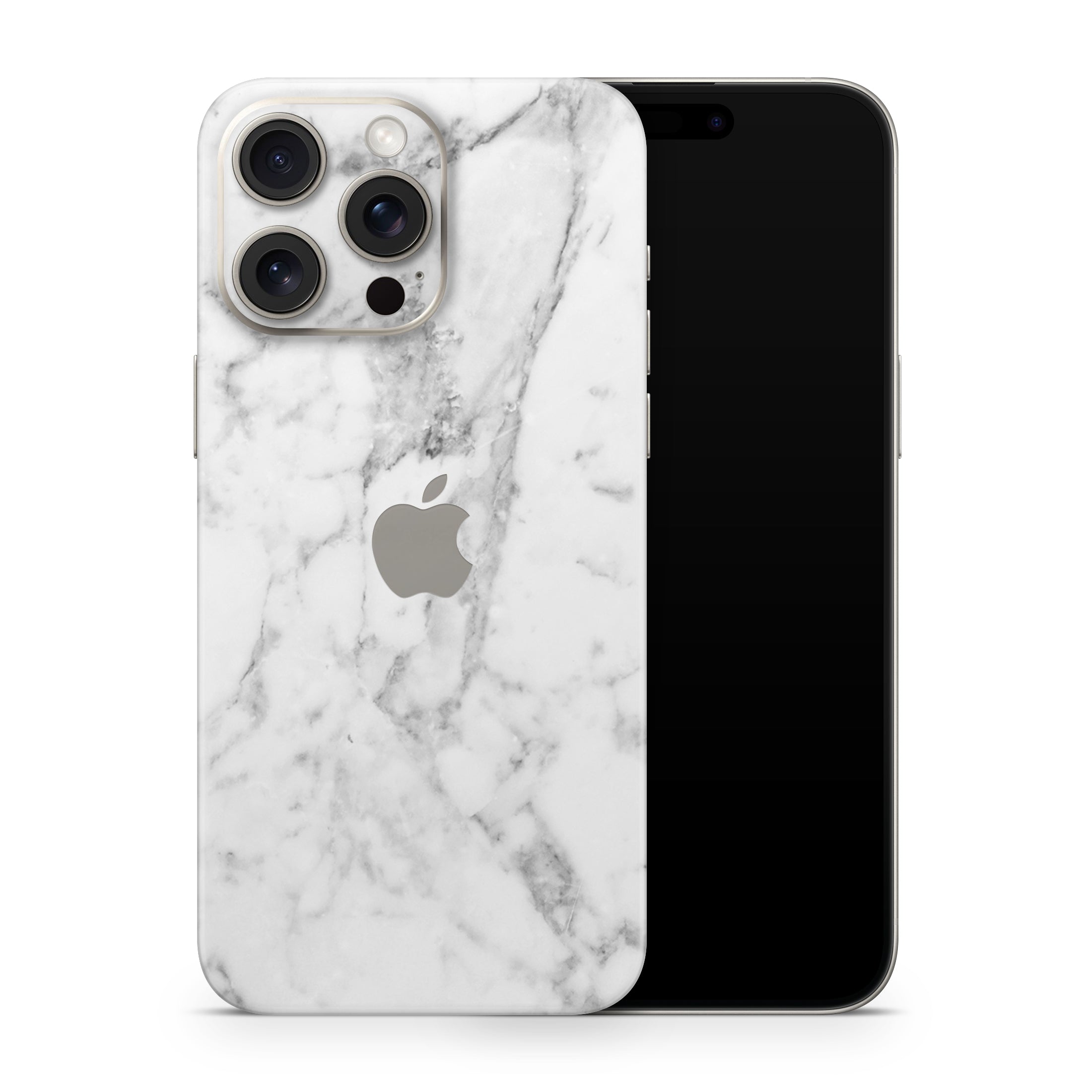 White Marble iPhone Skin + Case