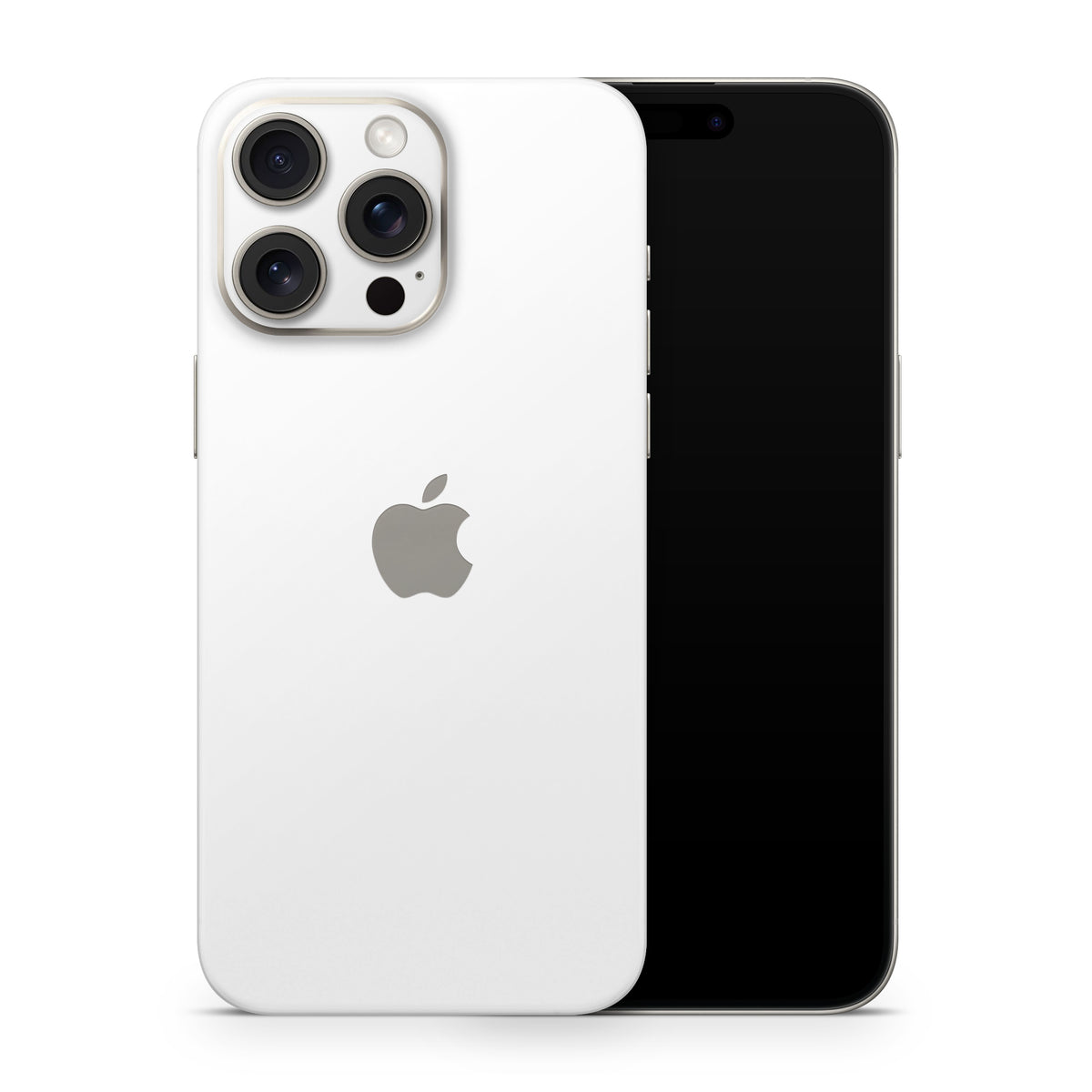 White iPhone 15 Pro Max Skin