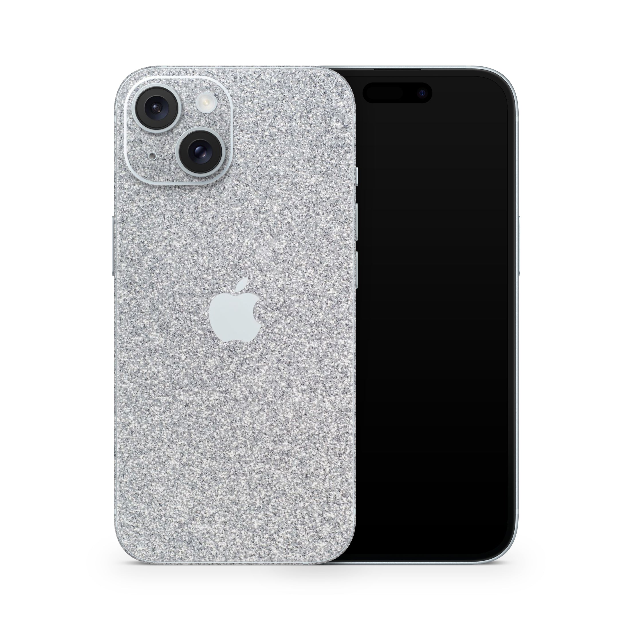 Blanc Glitter iPhone Skin + Case