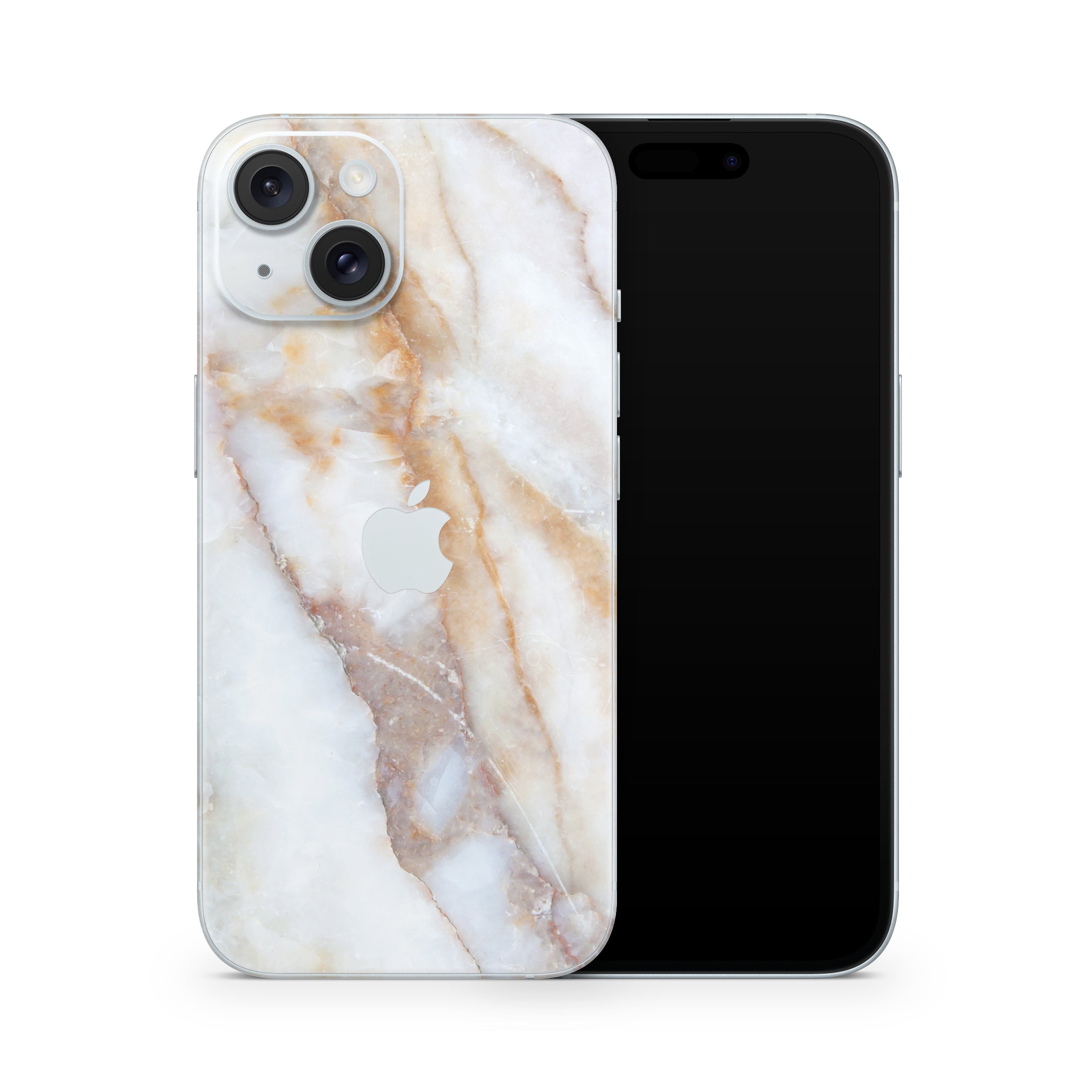 Vanilla Marble iPhone Skin + Case