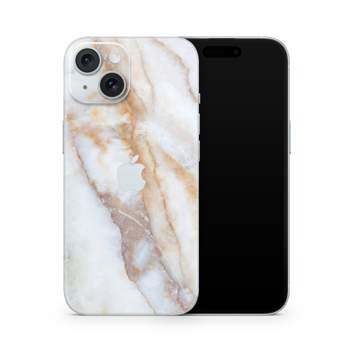 Vanilla Marble iPhone 15 Skin