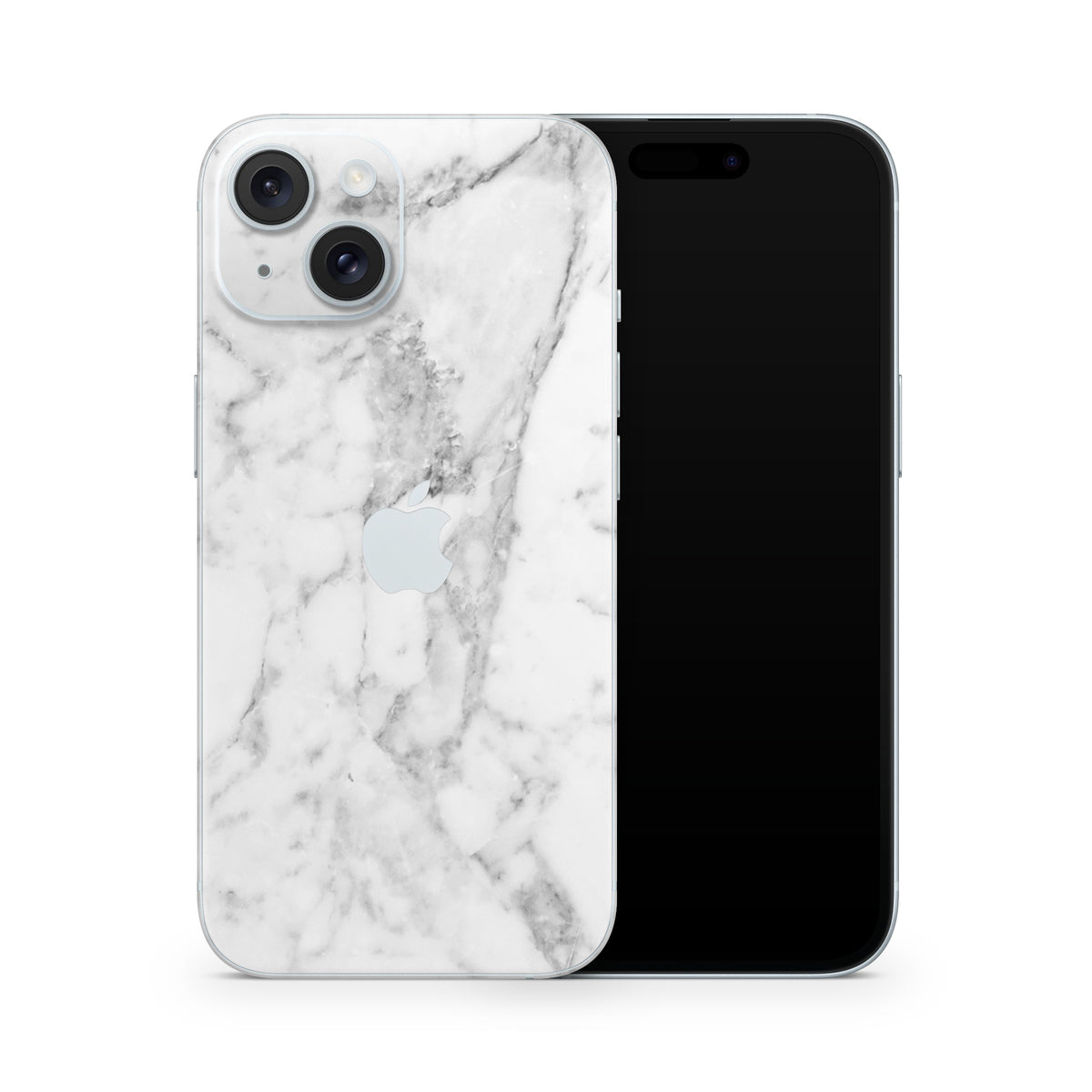 White Marble iPhone 15 Skin