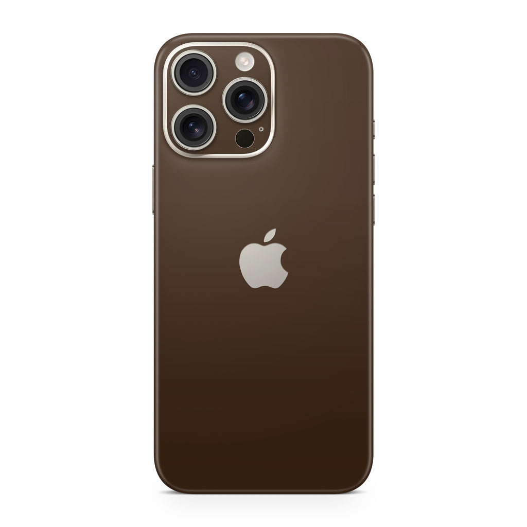 Chocolate Brown iPhone Skin + Case