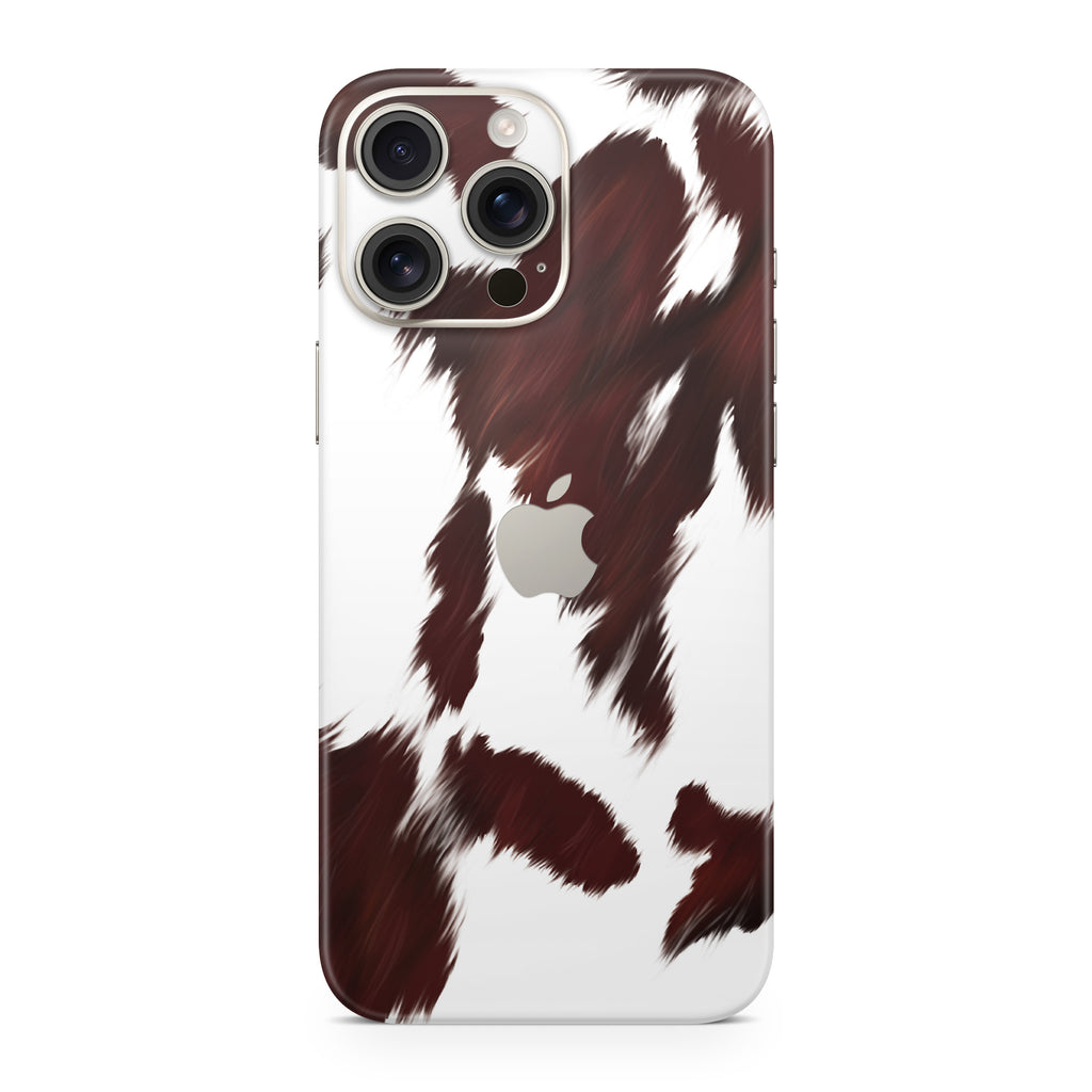 Cowhide iPhone Skin + Case