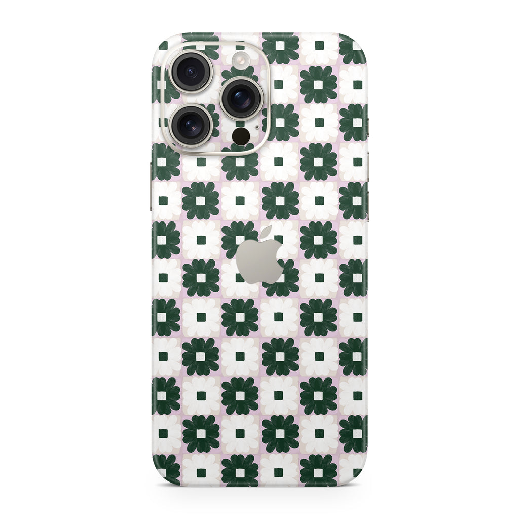 Daisy Quilt iPhone Skin + Case
