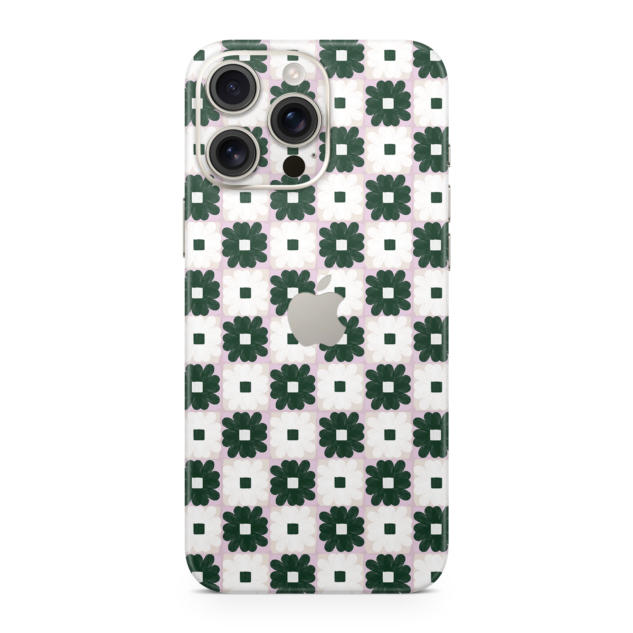 Daisy Quilt iPhone Skin + Case