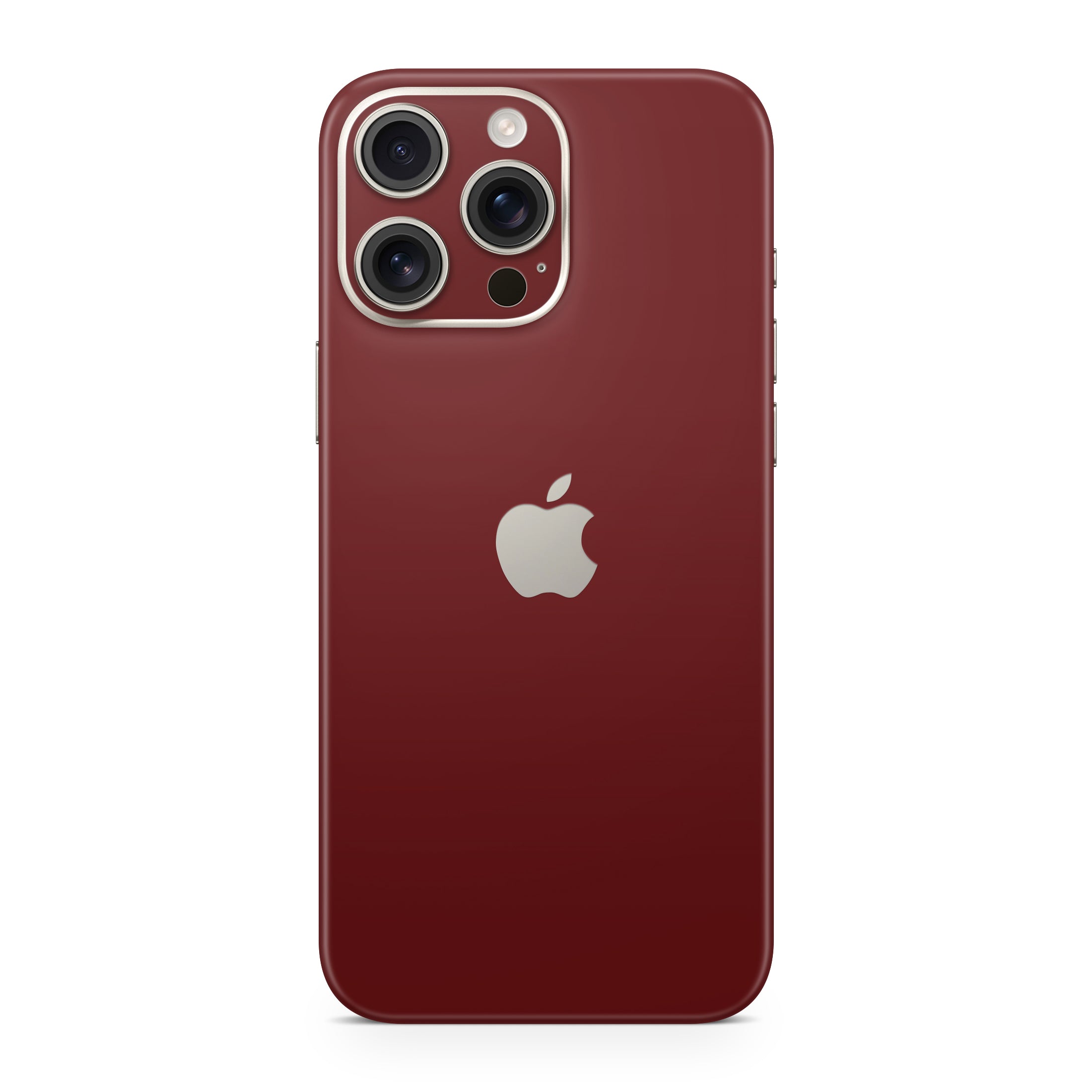 Deep Red iPhone Skin + Case
