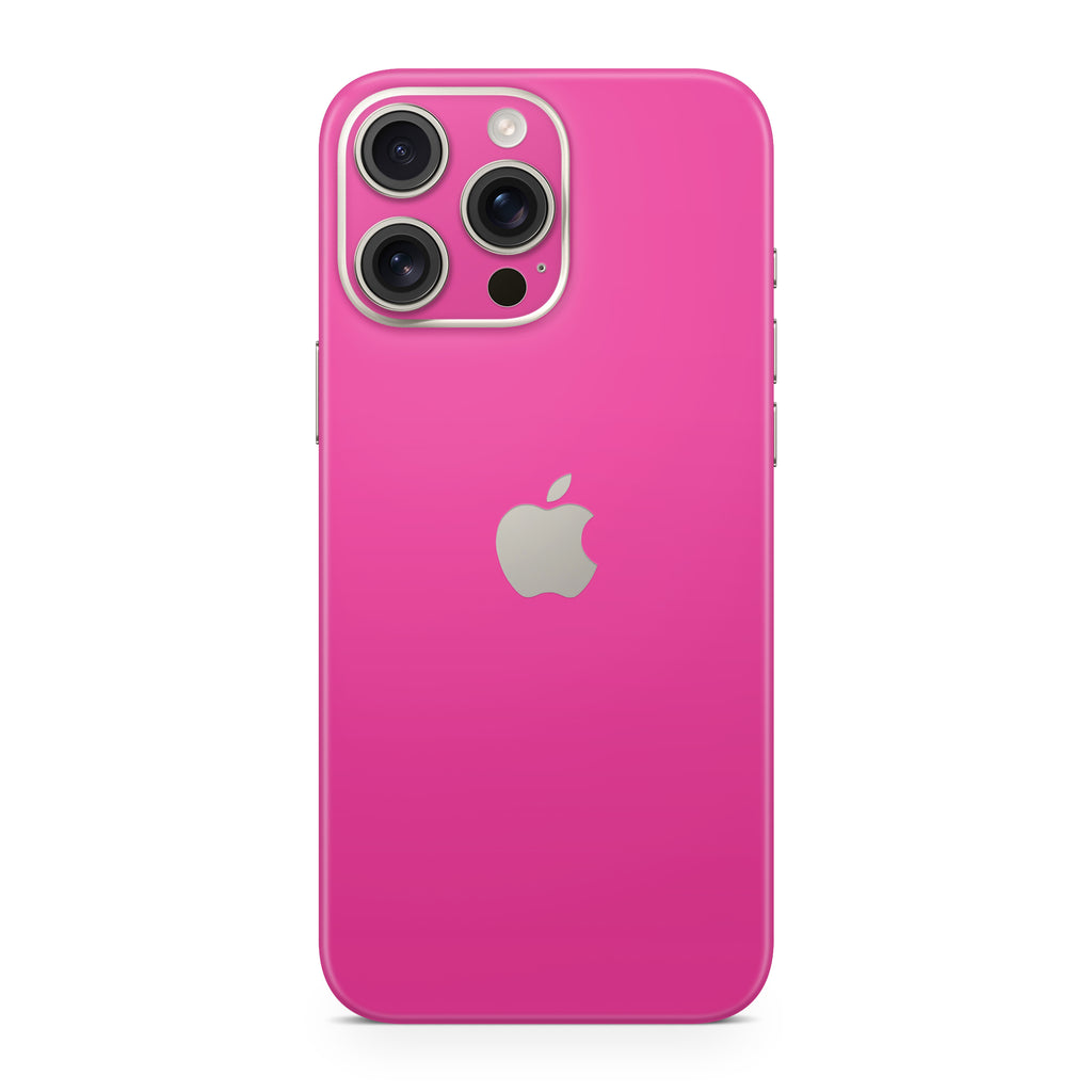 Hot Pink iPhone Skin + Case