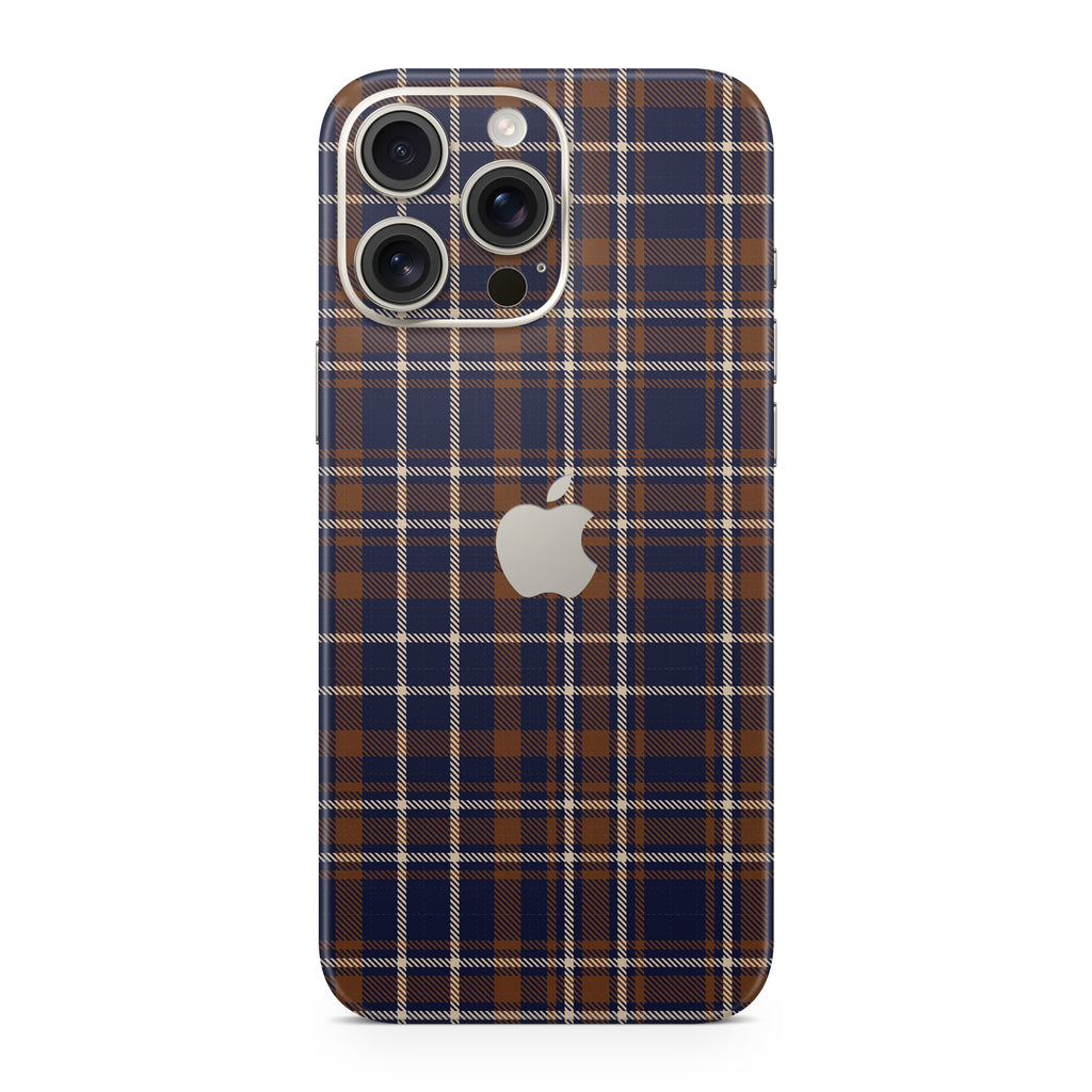 Hot Toddy Plaid iPhone Skin + Case