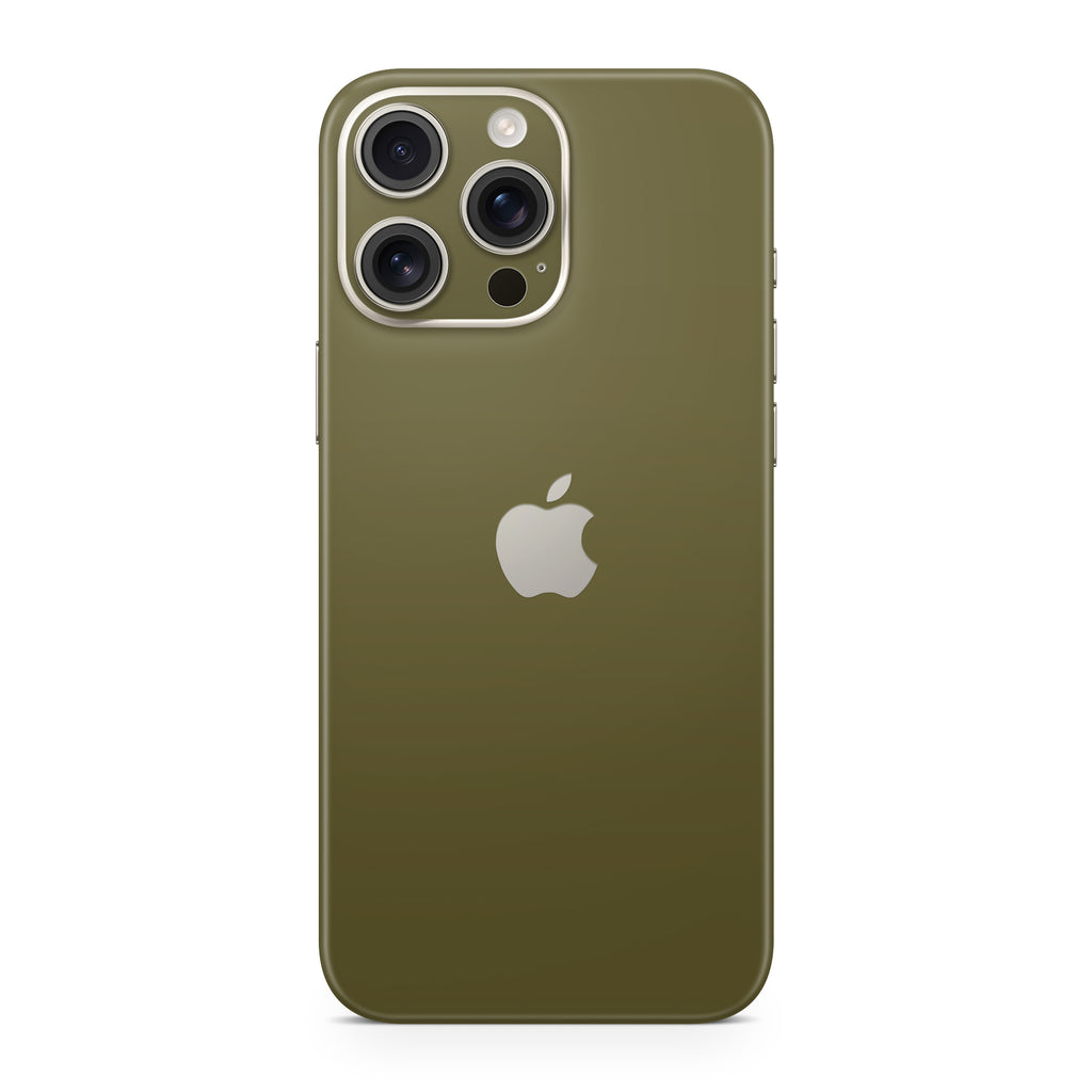 Olive Green iPhone Skin + Case