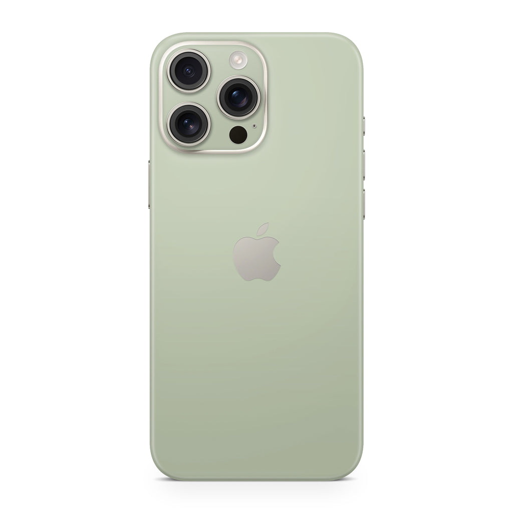 Sage Green iPhone Skin + Case