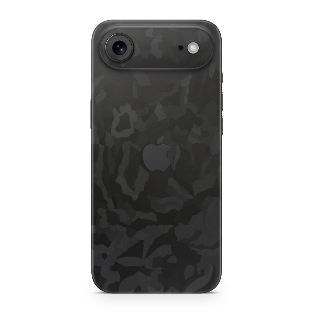 Black Camo iPhone Skin + Case