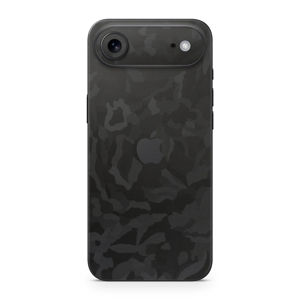 Black Camo iPhone Skin + Case