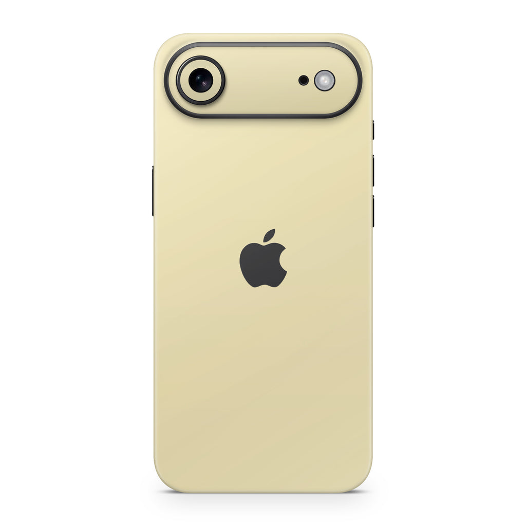 Soft Yellow iPhone Skin + Case