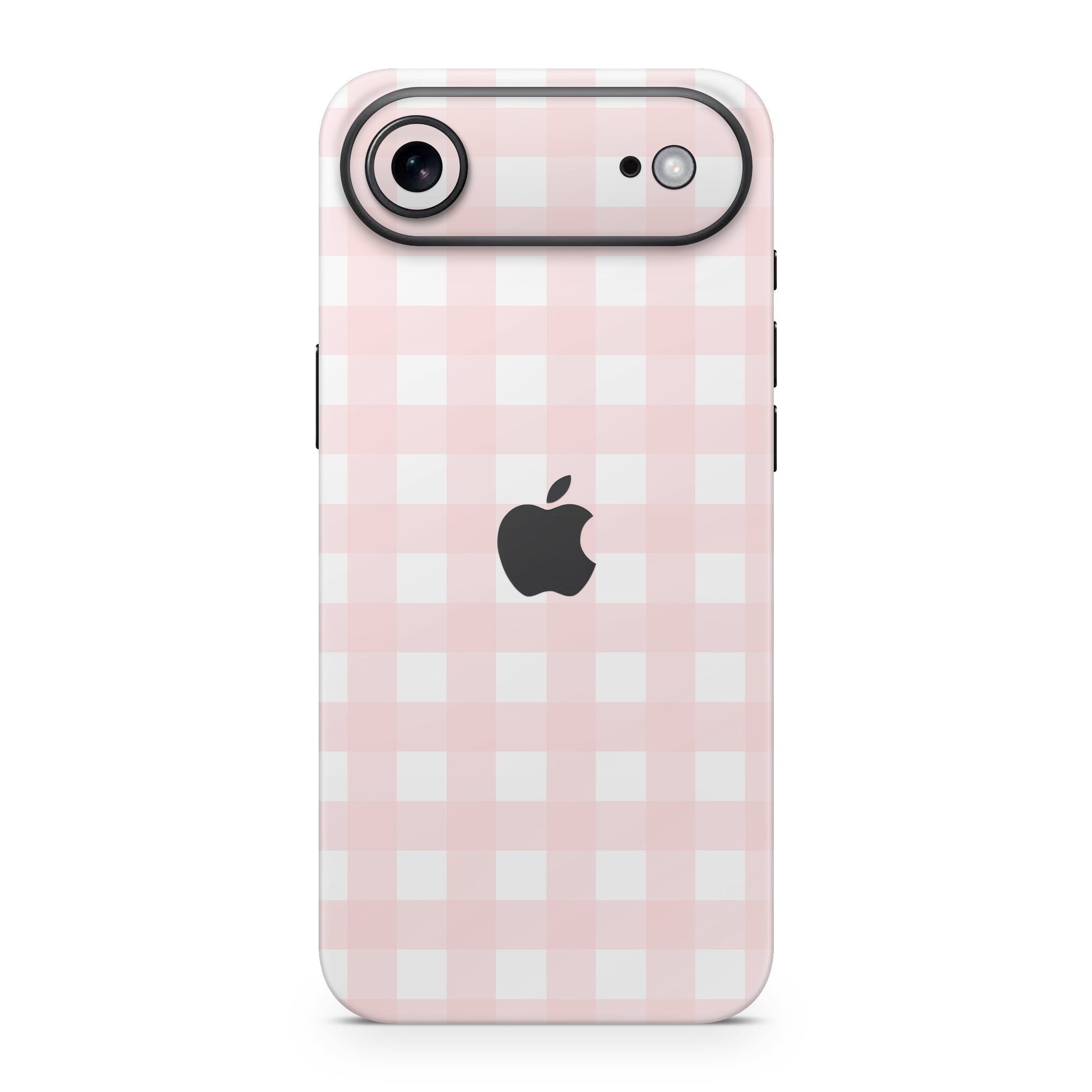 Pink Gingham iPhone Skin + Case