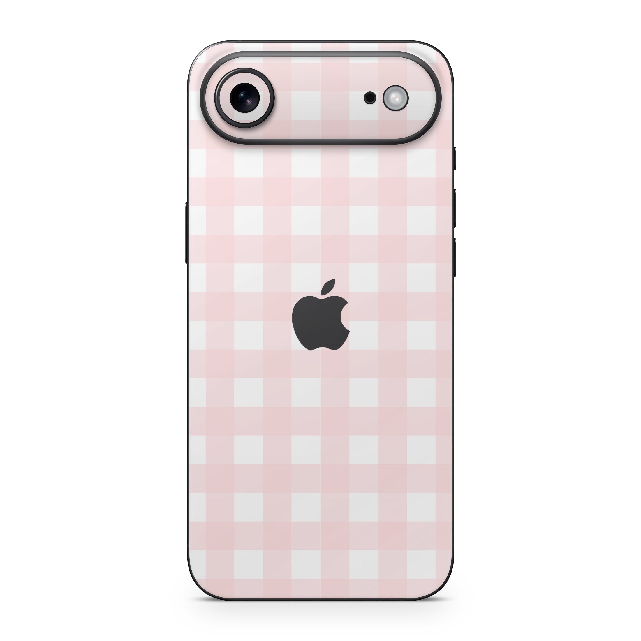 Pink Gingham iPhone Skin + Case
