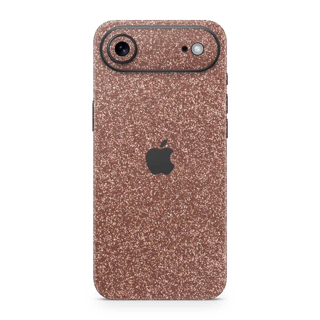 Rosé Glitter iPhone Skin + Case