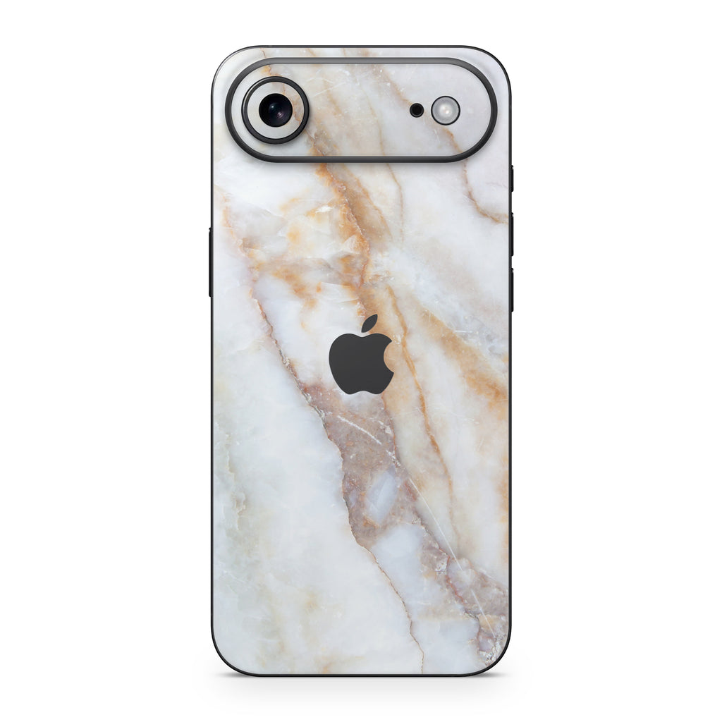 Vanilla Marble iPhone Skin + Case