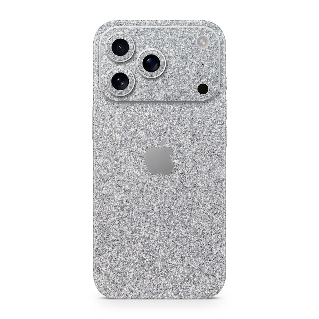 Blanc Glitter iPhone Skin + Case