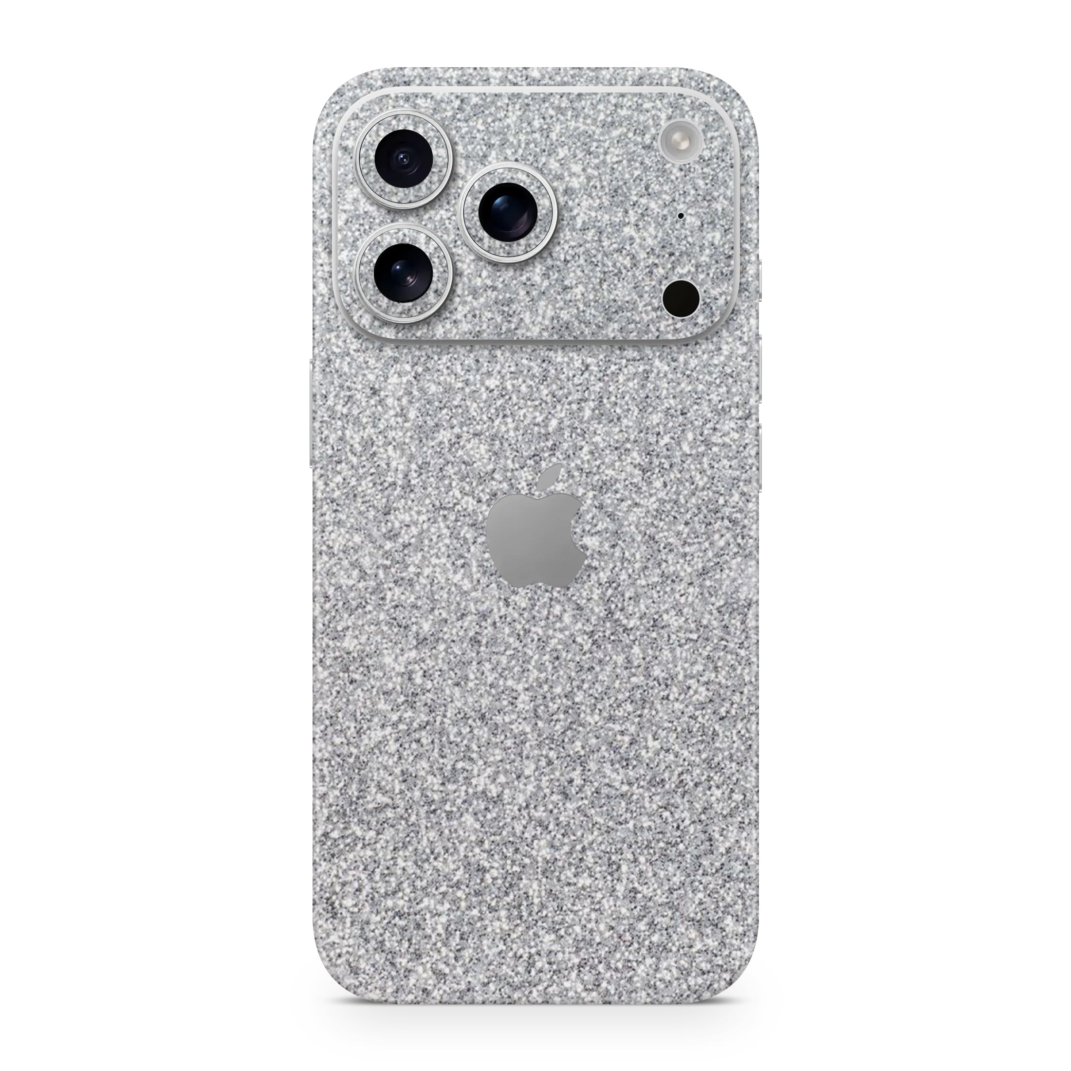 Blanc Glitter iPhone Skin + Case