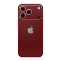Deep Red iPhone Skin + Case