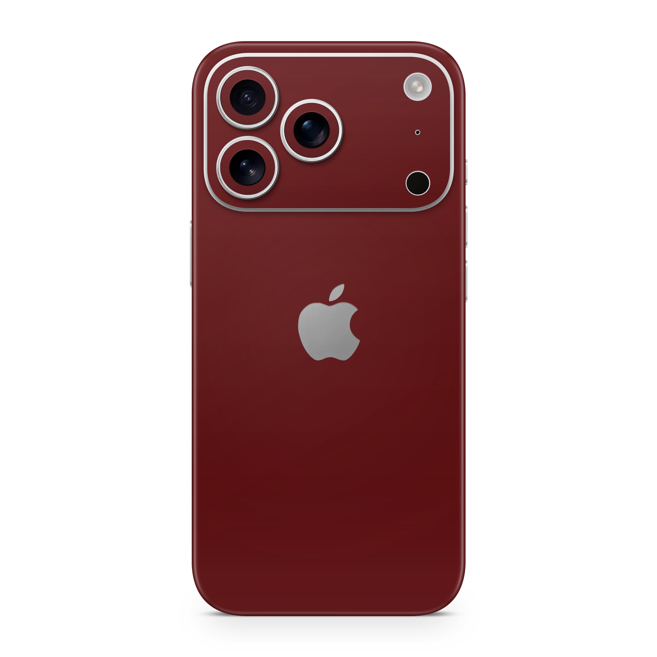 Deep Red iPhone Skin + Case