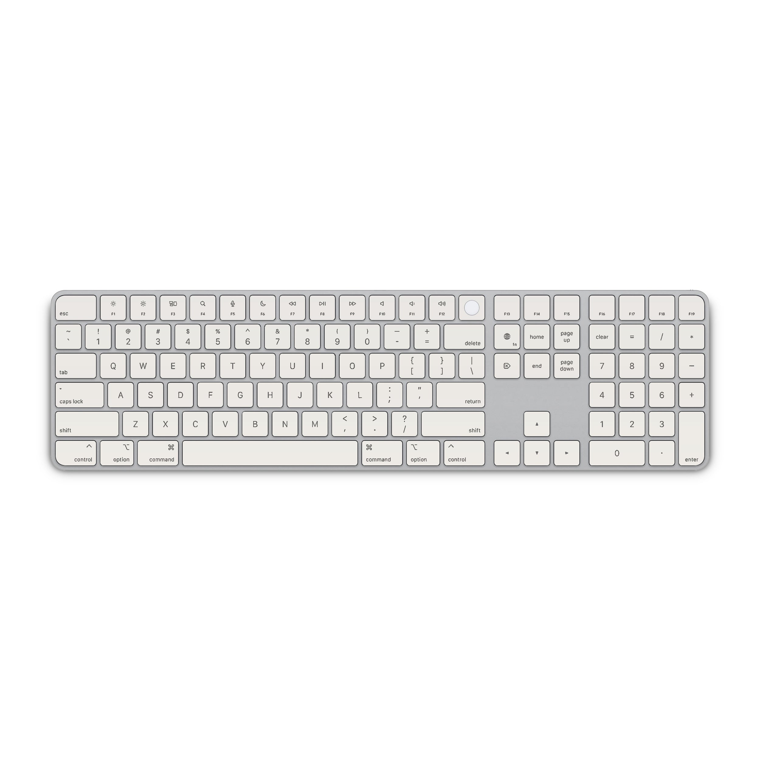 Ivory White Magic Keyboard Skin