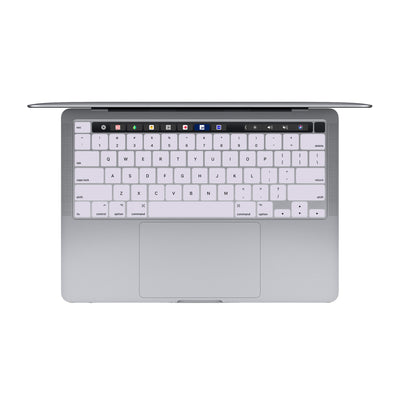 Protection de clavier MacBook lavande