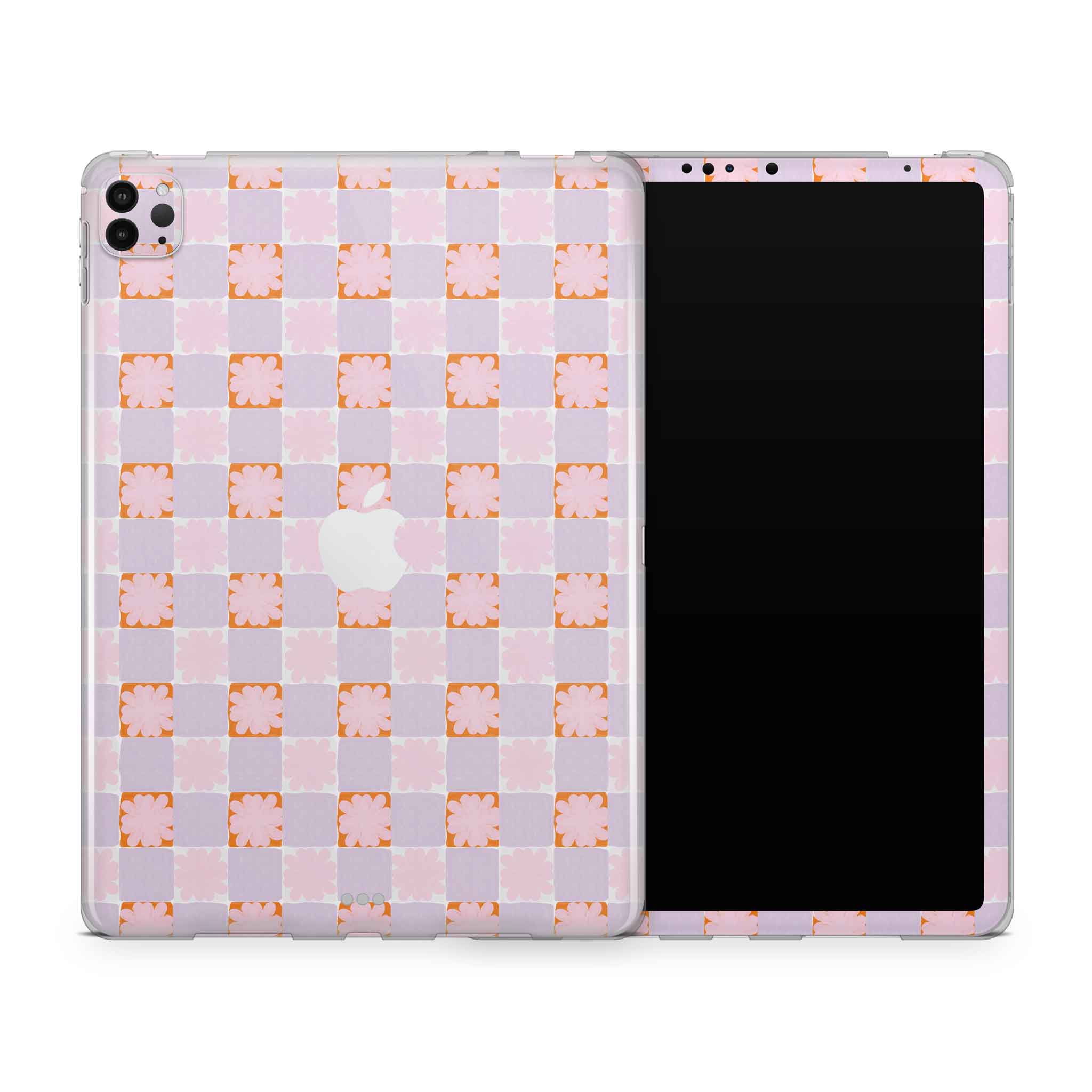 meadow quilt iPad skin + case