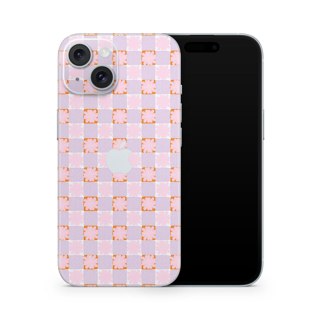 meadow quilt iphone 15 skin