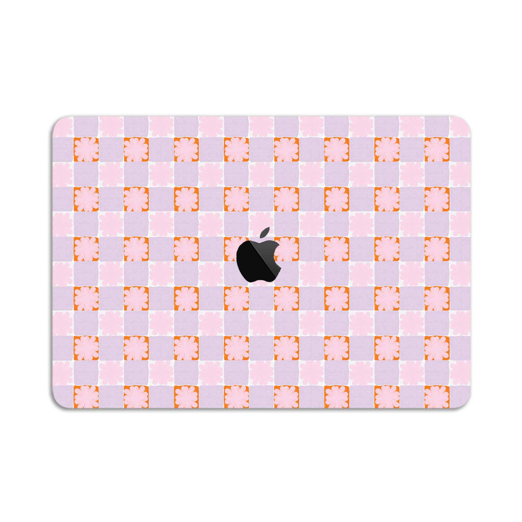 meadow quilt macbook skin