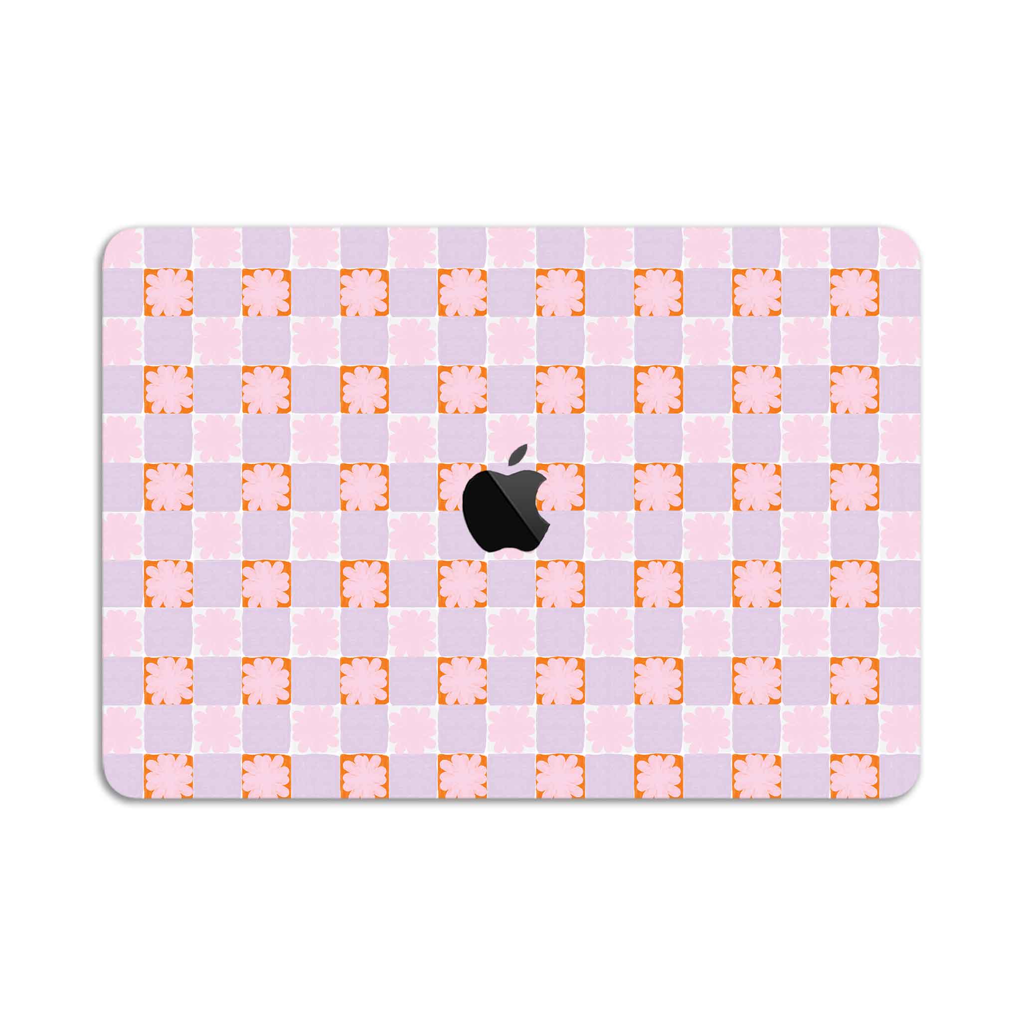 meadow quilt macbook skin