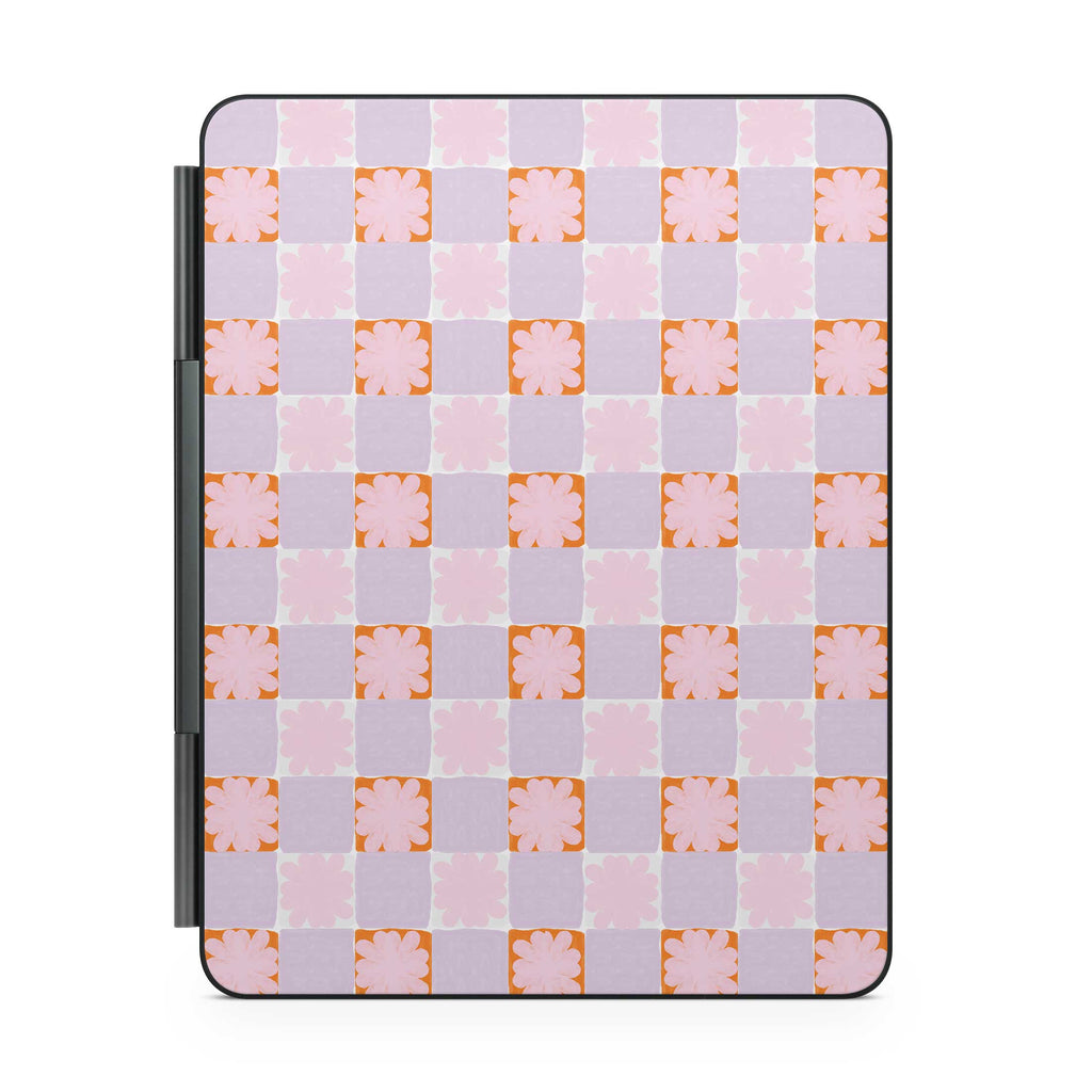 meadow quilt magic keyboard skin for ipad back view