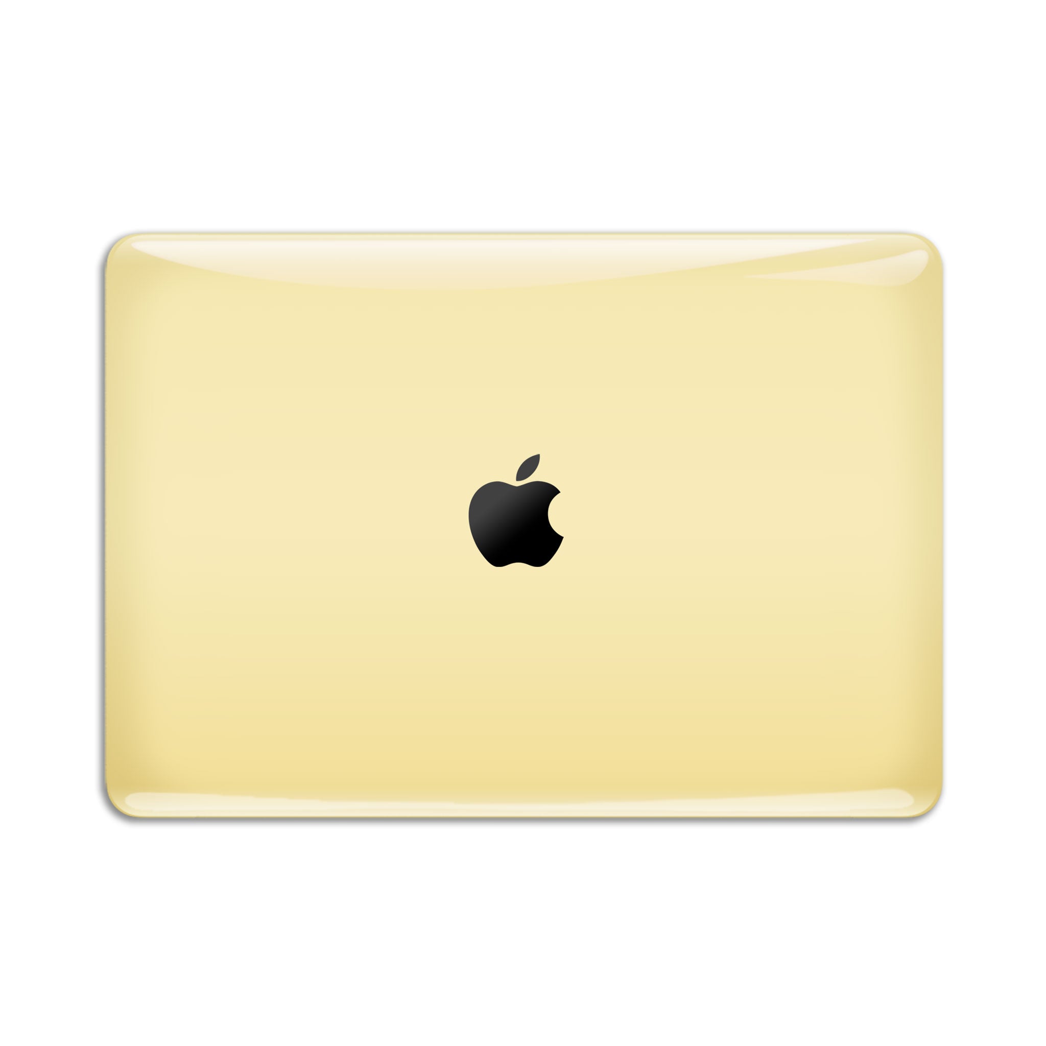 Soft Yellow MacBook Case + Skin