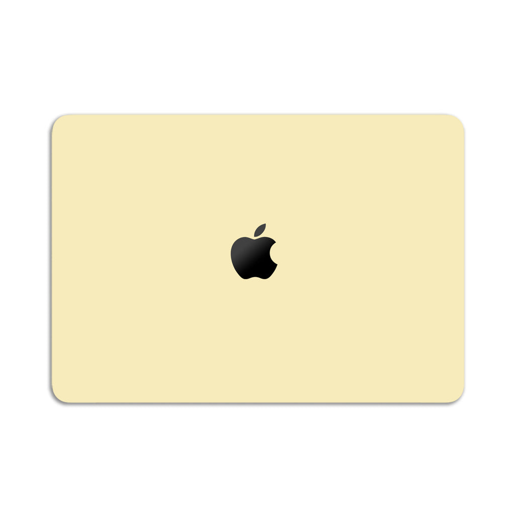 Soft Yellow MacBook Case + Skin