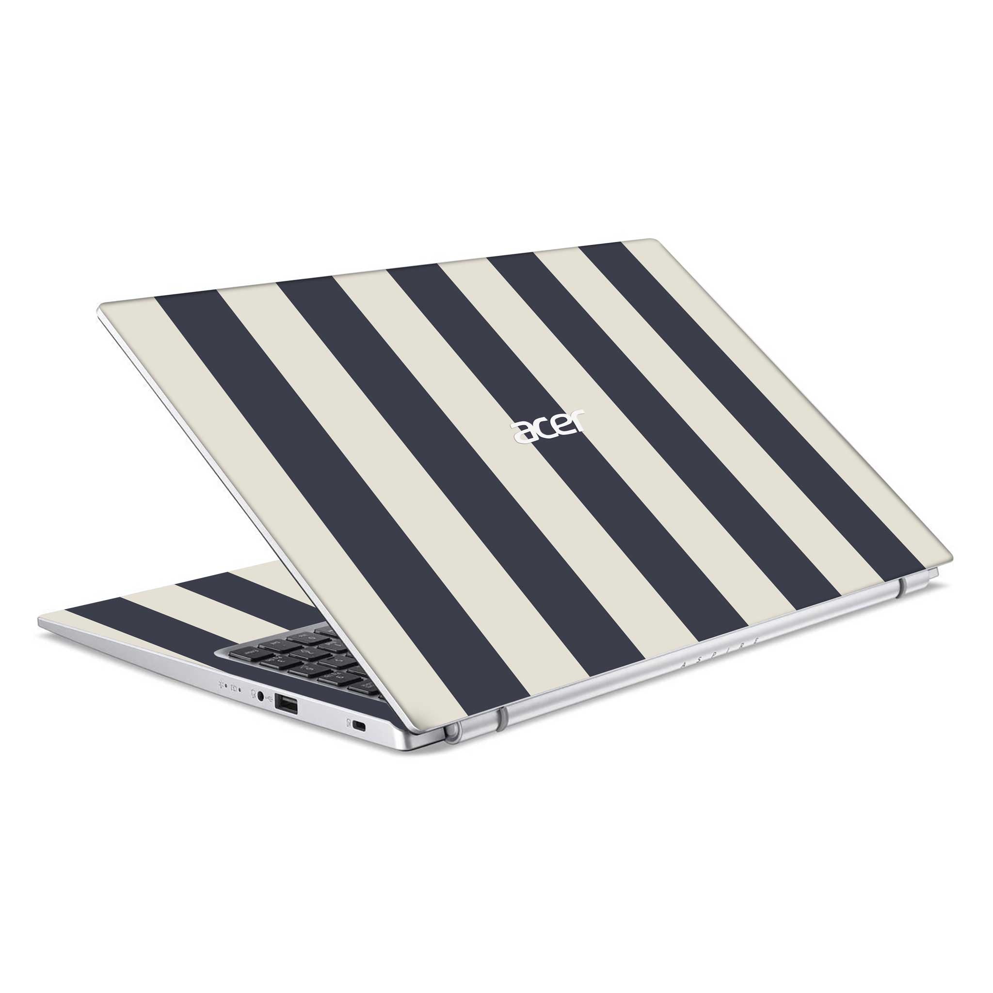 navy stripe acer skin