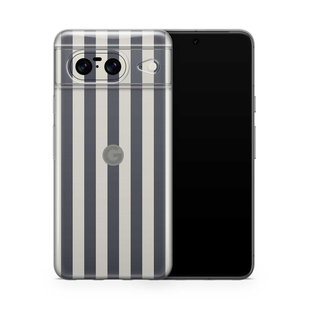 navy stripe google pixel case